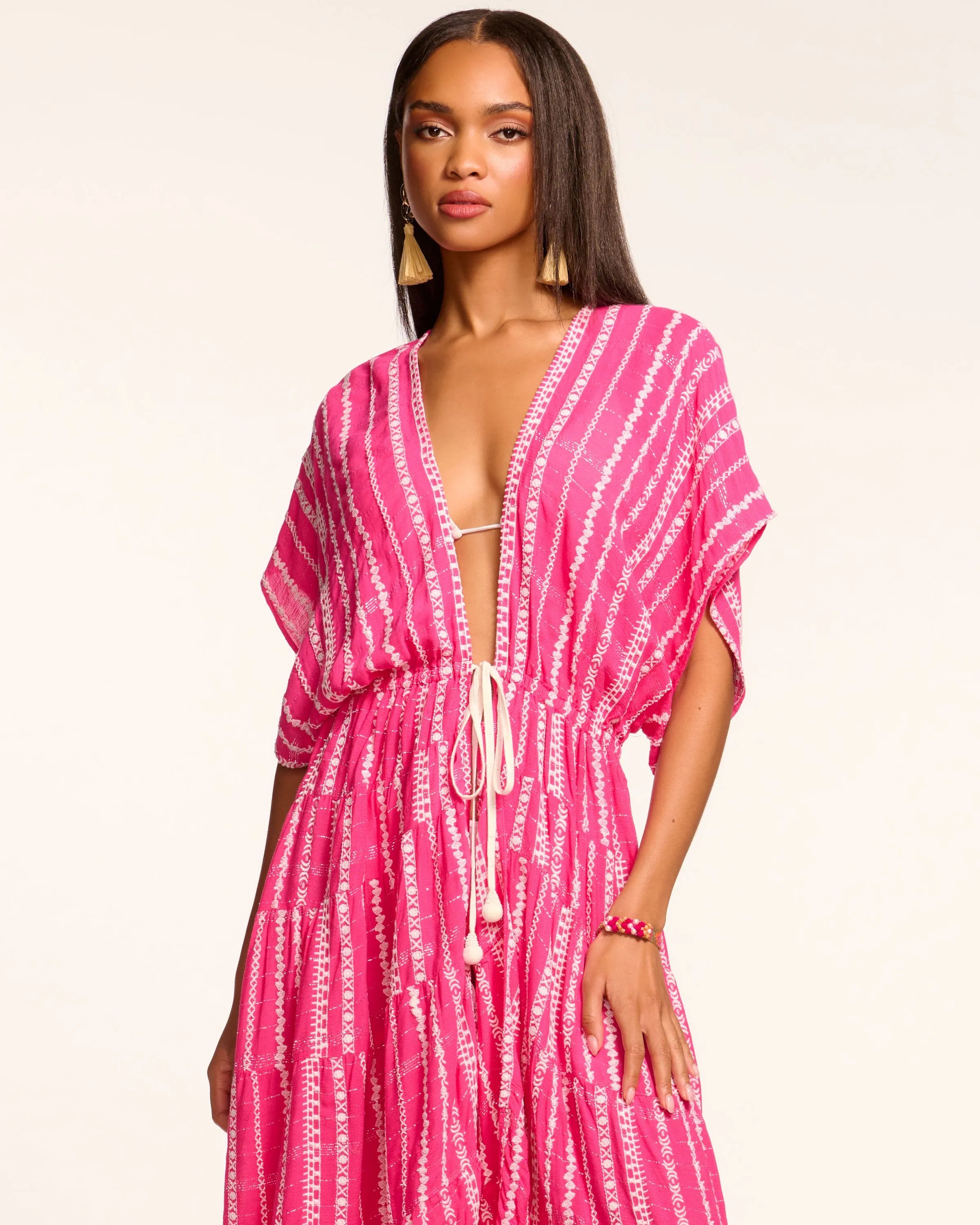 Addaline Embroidered Coverup Dress