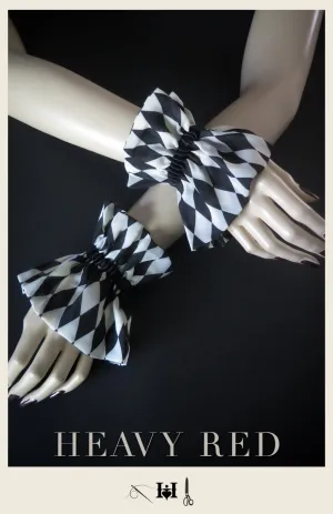 Alice in Wonderland Harlequin Wristbands