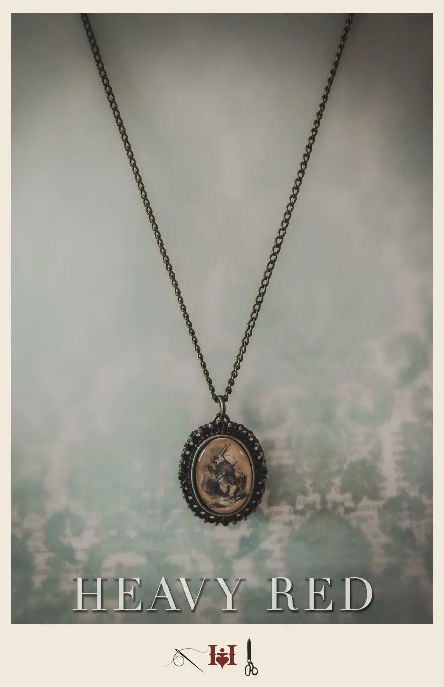 Alice In Wonderland White Rabbit Cameo Watch