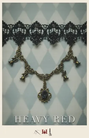 Alice in Wonderland White Rabbit Choker