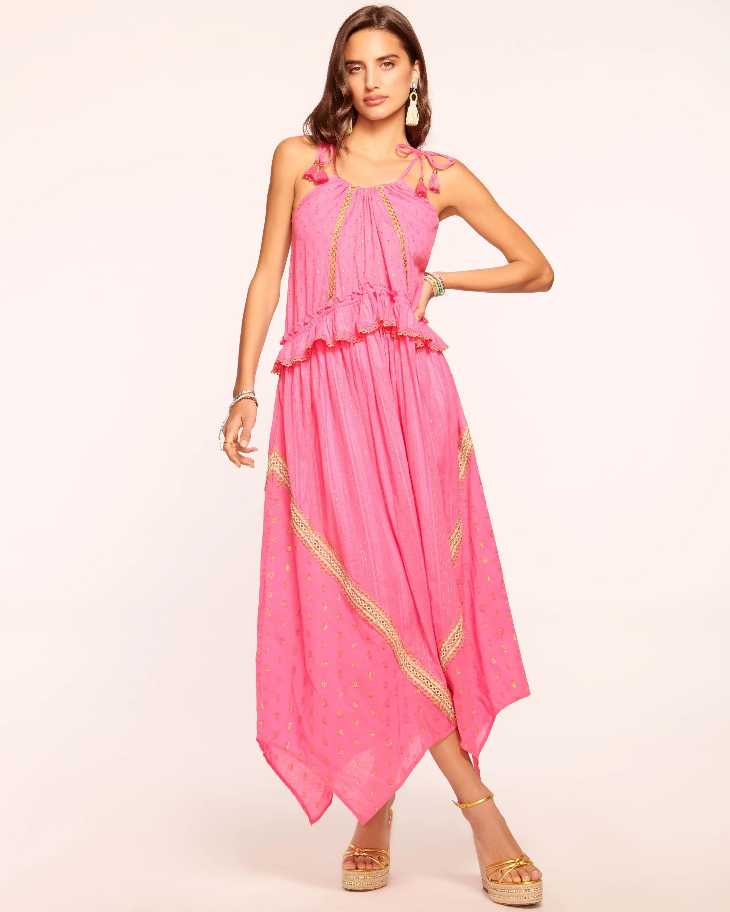 Alma Embellished Coverup Maxi Dress