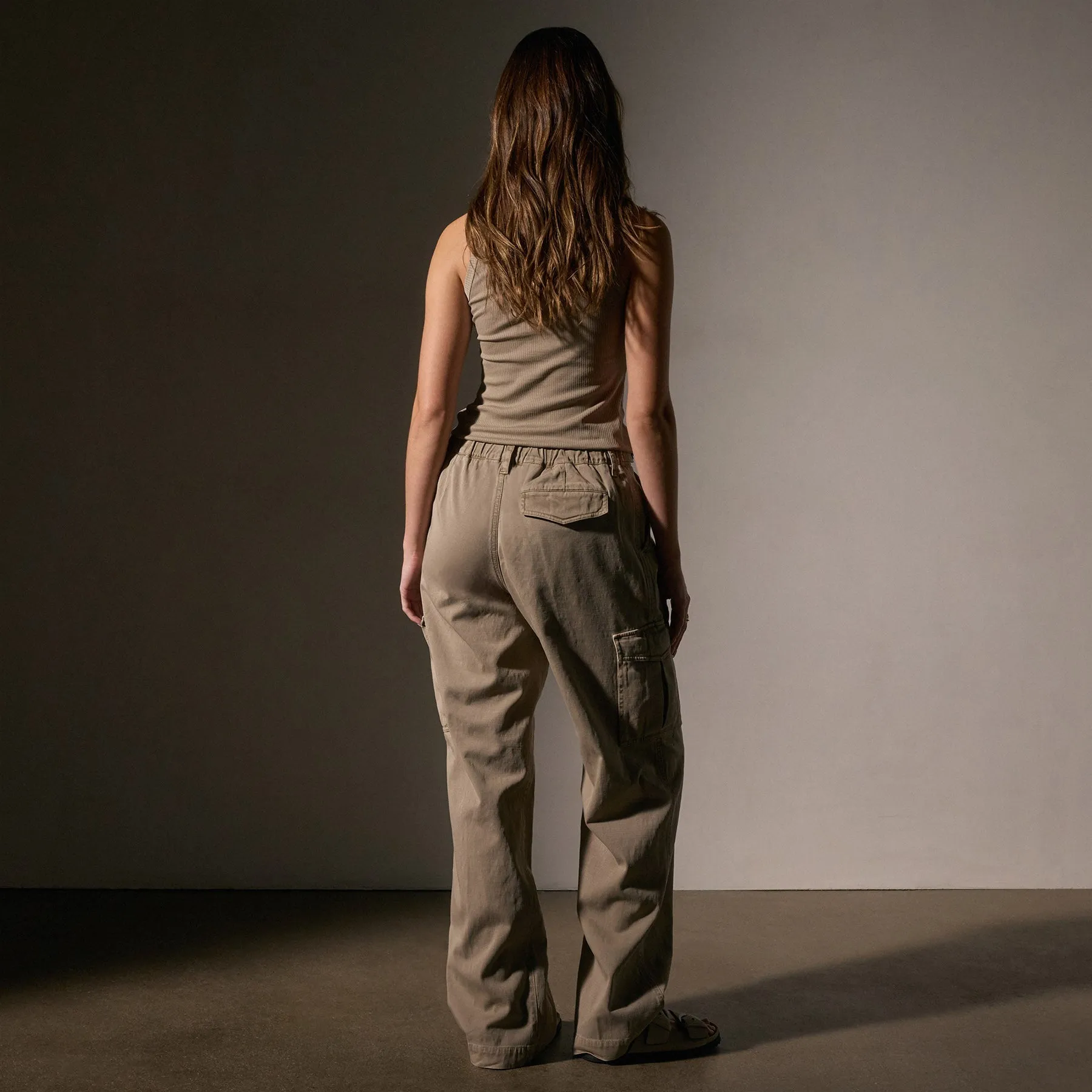 Army Cotton Slub Cargo Pant - Overcast Pigment