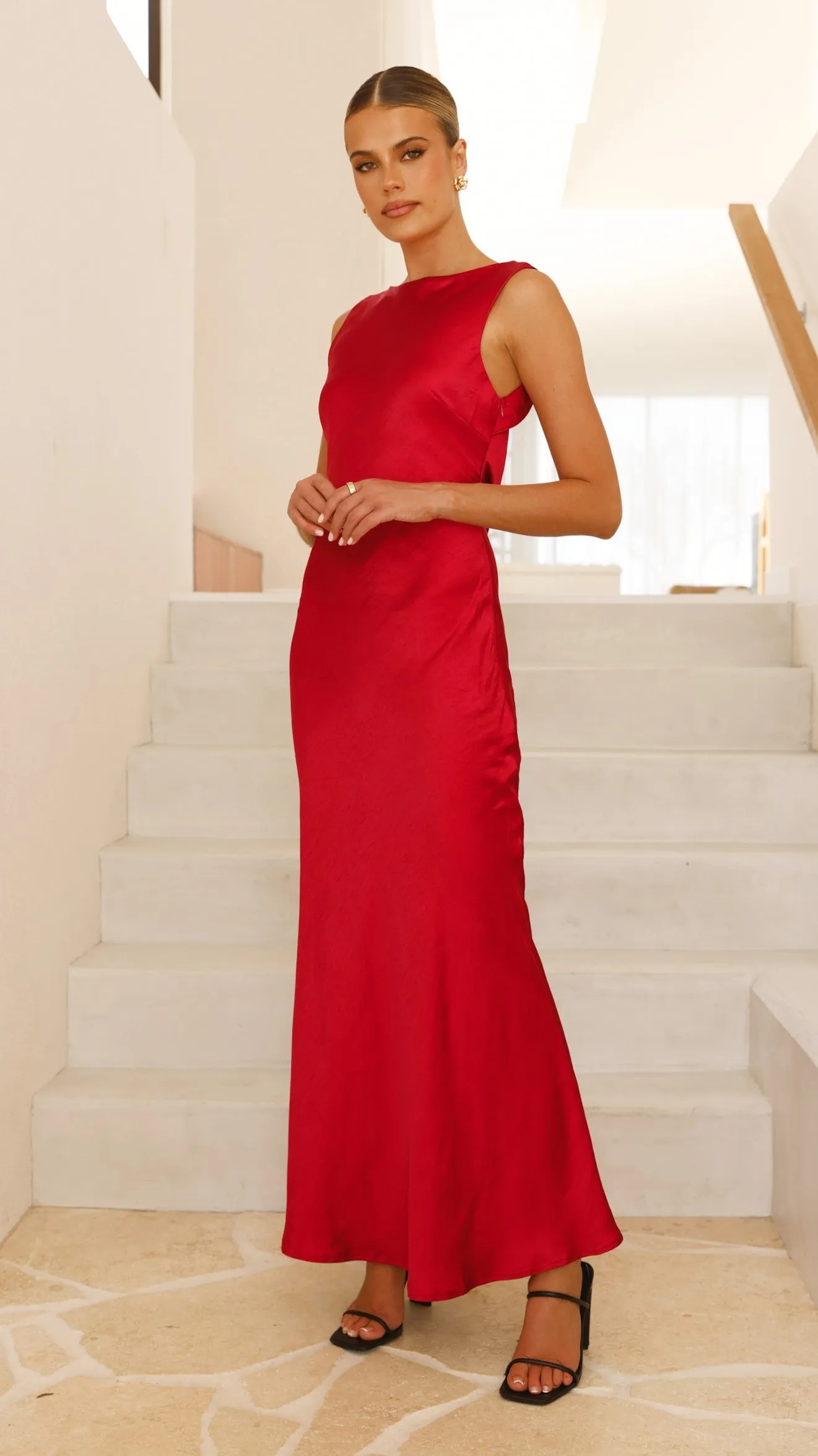 Barcelona Maxi Dress - Red
