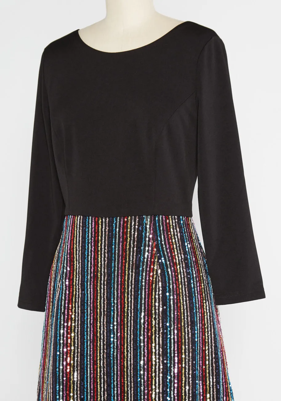 Beguile and Blaze Twofer Dress