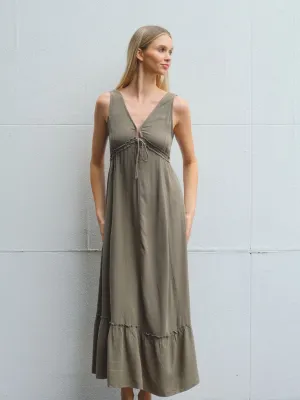 COTTE FRILL MAXI