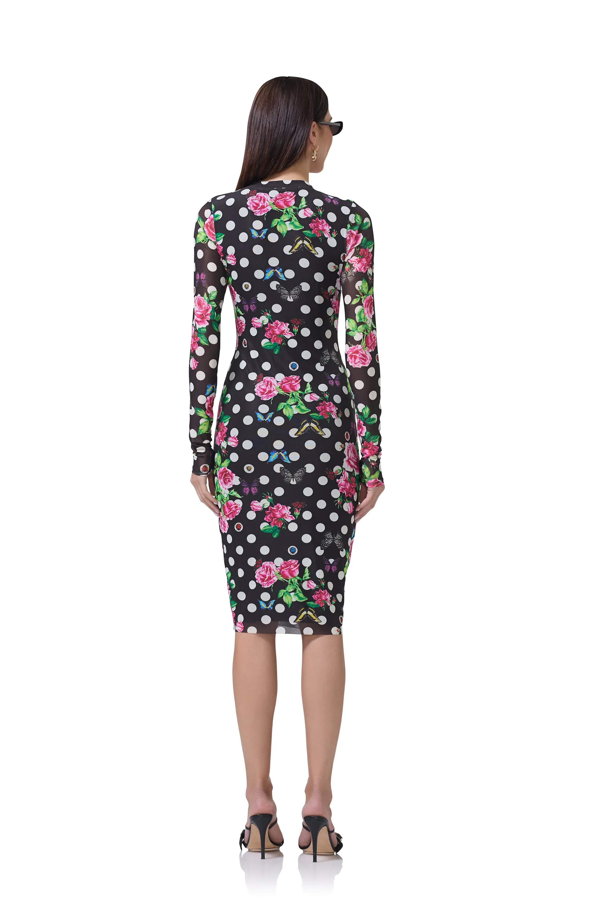 Diane Dress - Rose Dot