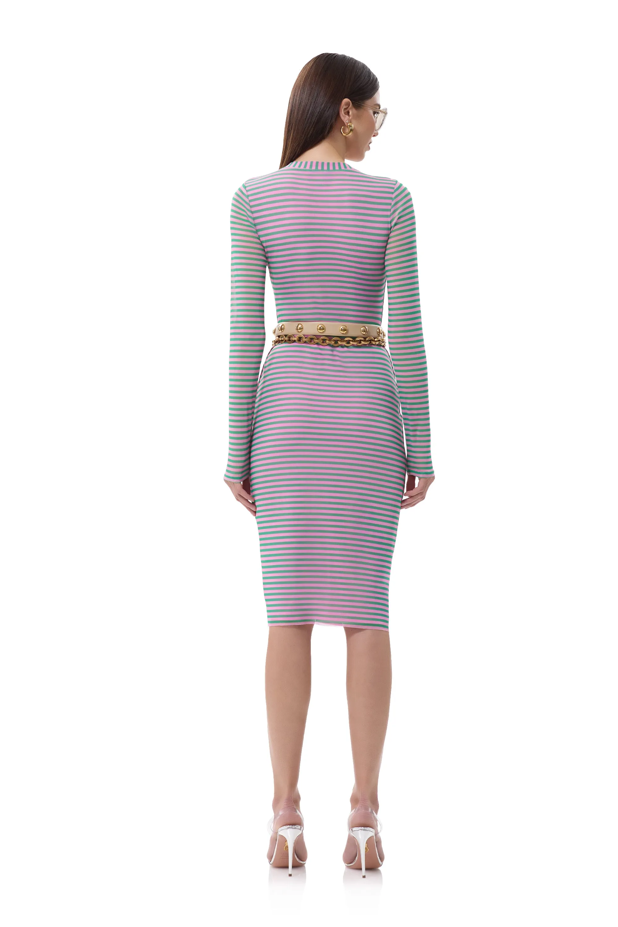 Diane Dress - Rose Stripe