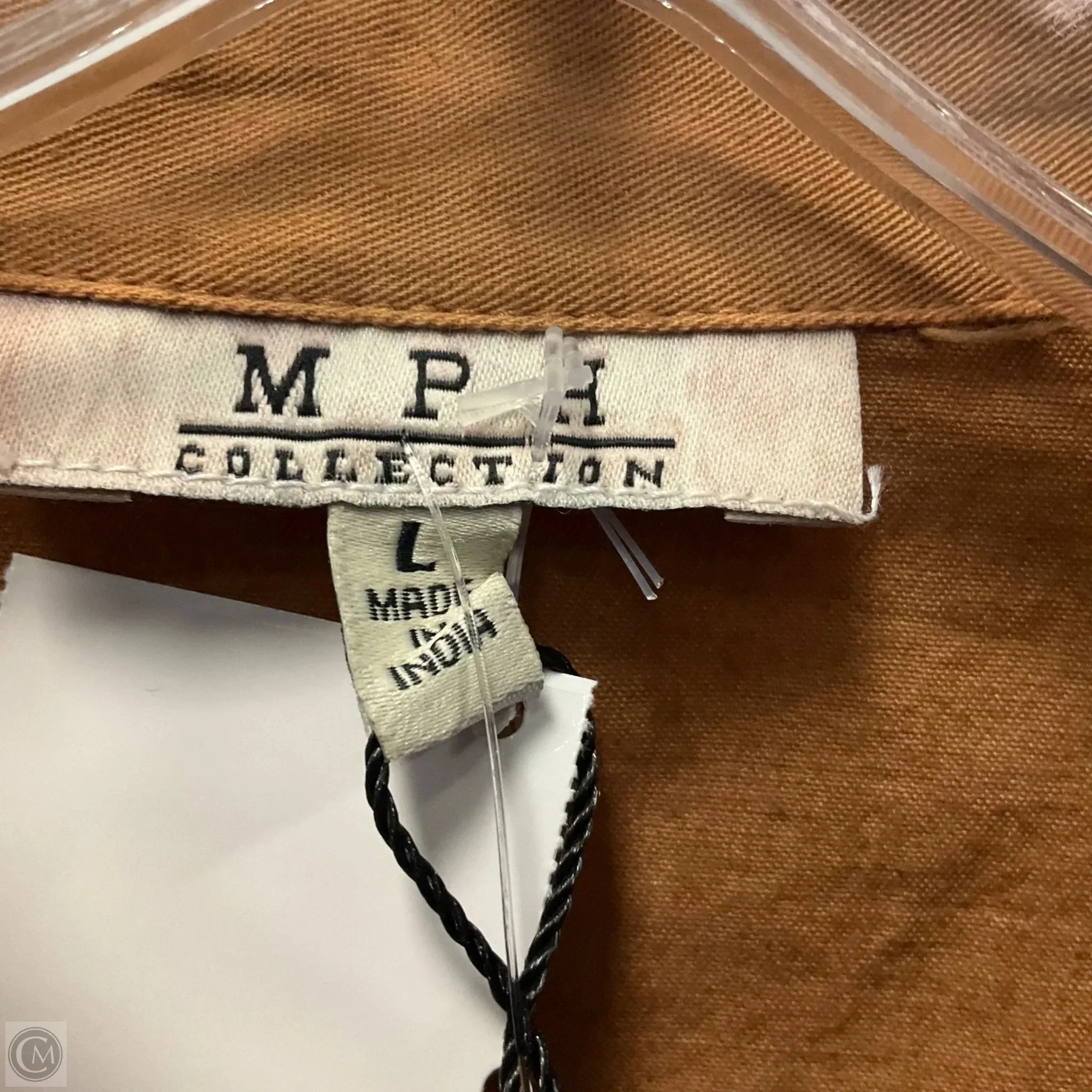 Dress Casual Maxi By Mph In Tan, Size: L