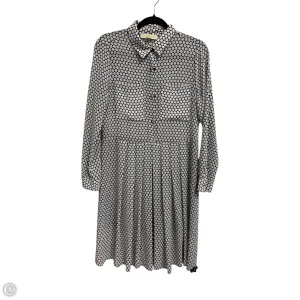 Dress Casual Midi By Michael Kors In Black & White, Size: M