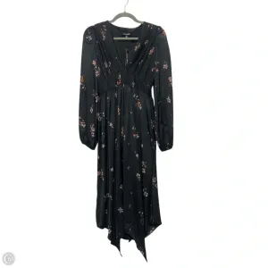 Dress Casual Midi By Steve Madden In Black & Purple, Size: S