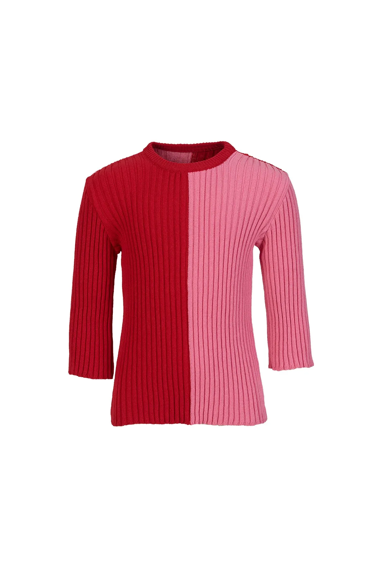 DUO COLOUR CREW NECK JUMPER