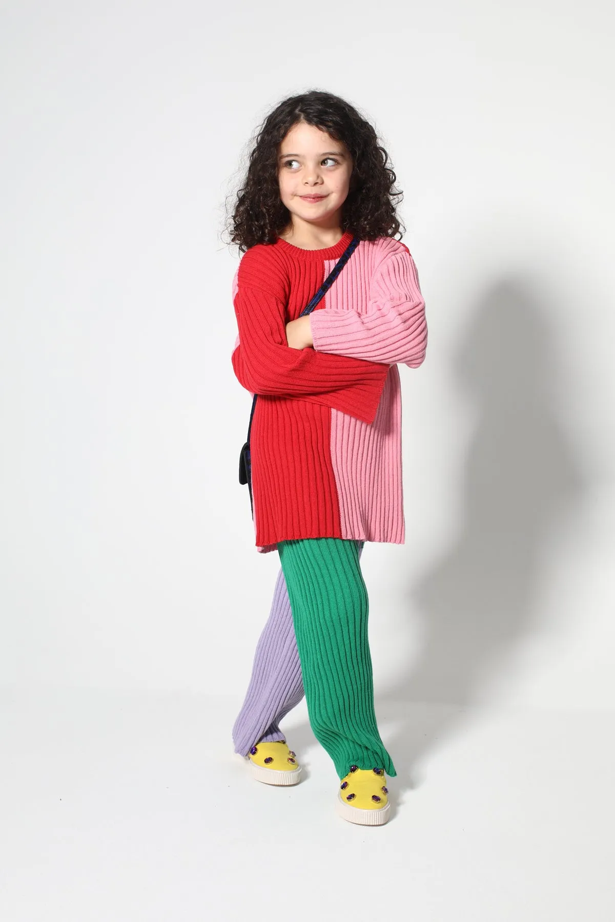 DUO COLOUR CREW NECK JUMPER
