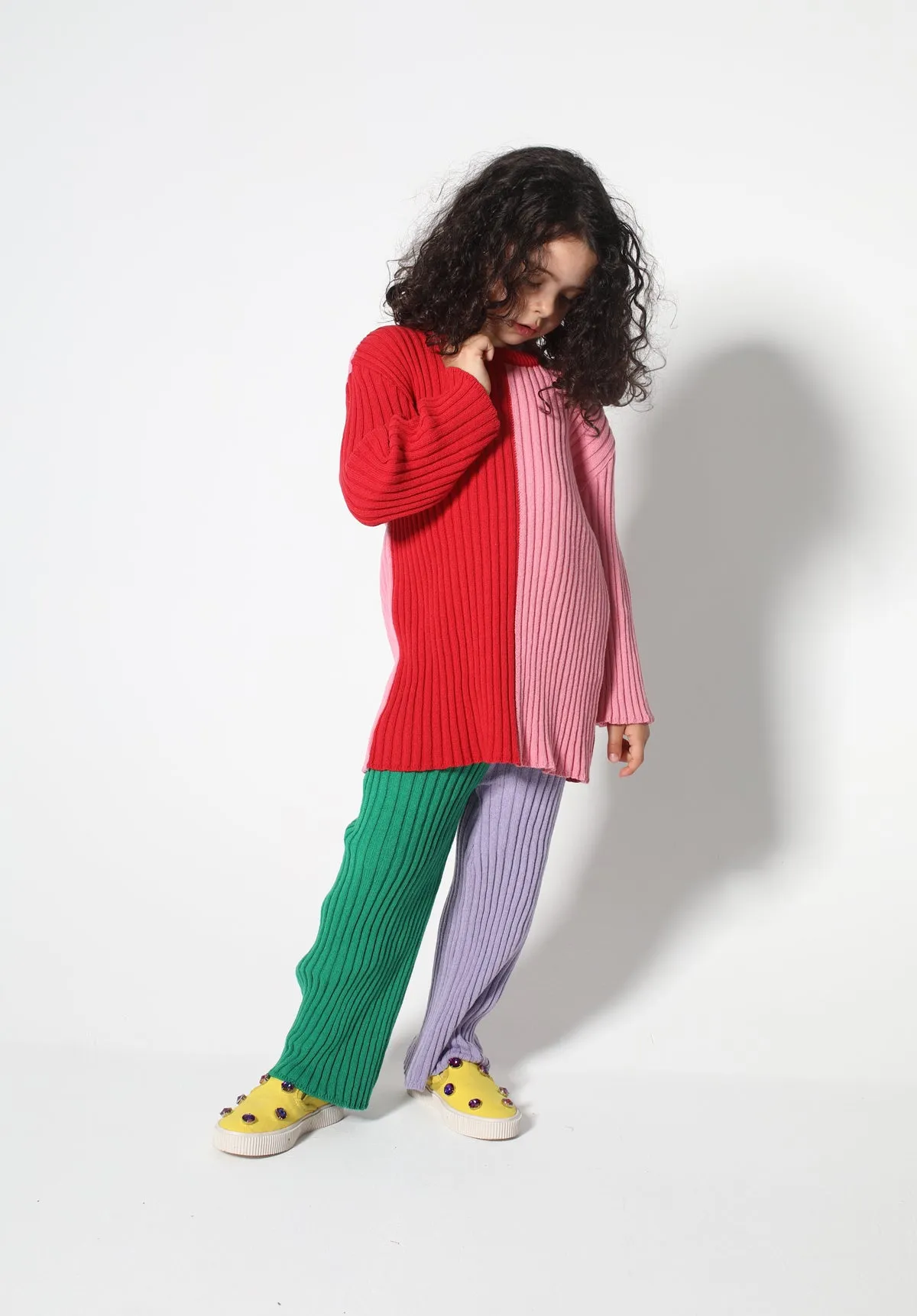 DUO COLOUR CREW NECK JUMPER