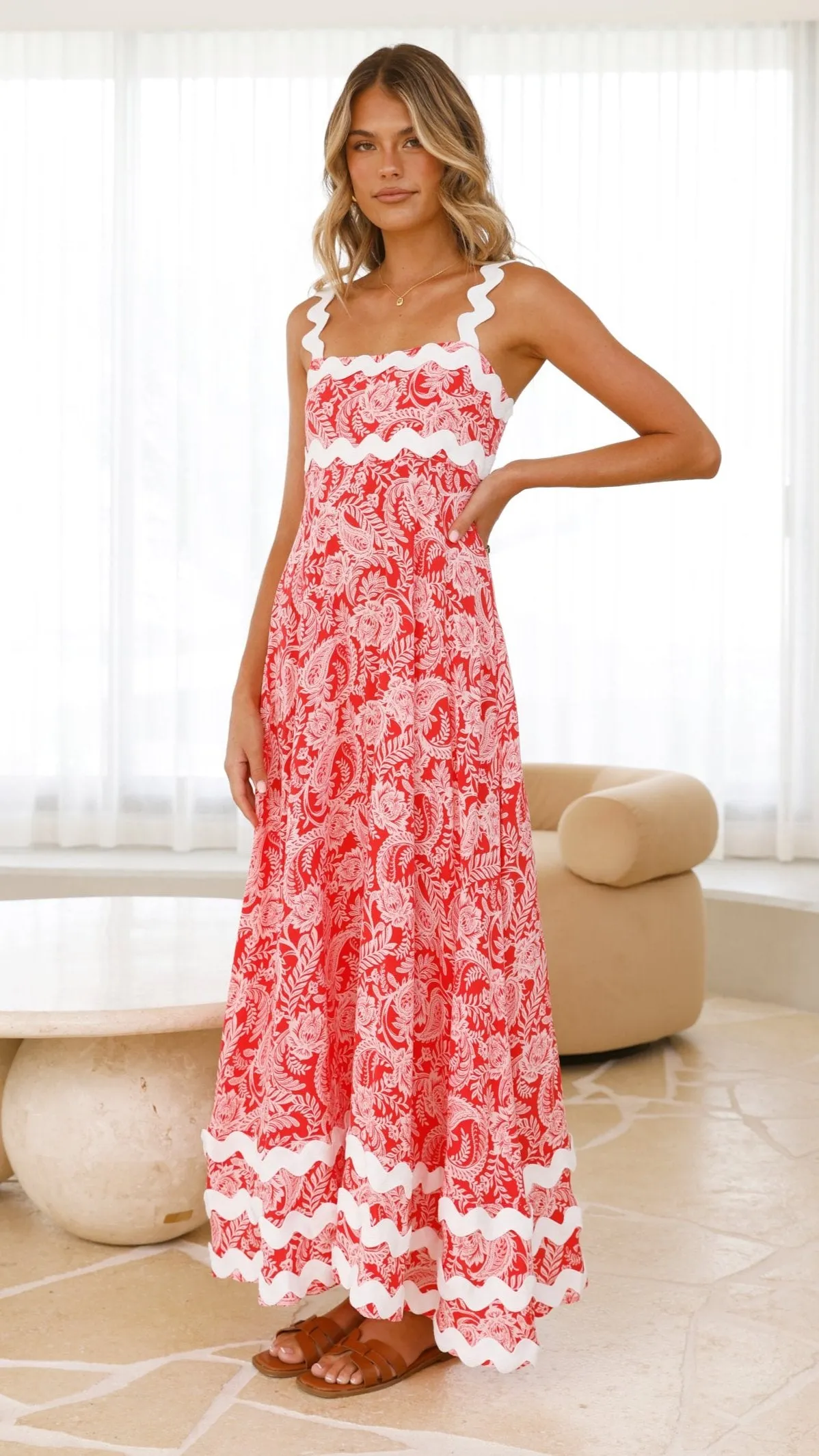 Eaton Maxi Dress - Paisley Print