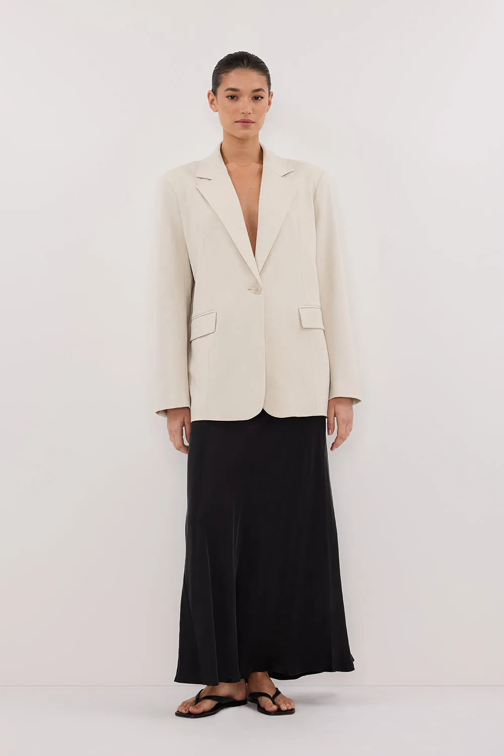 EDEN PLASTER BOXY BLAZER