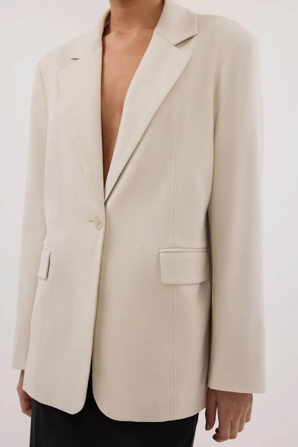EDEN PLASTER BOXY BLAZER