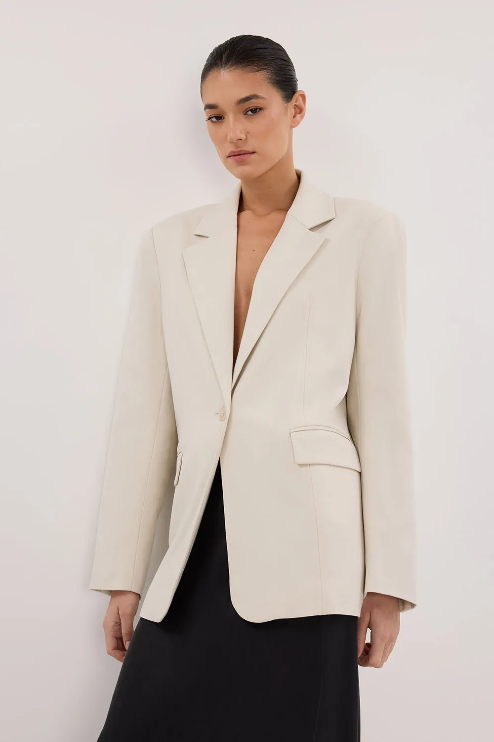 EDEN PLASTER BOXY BLAZER