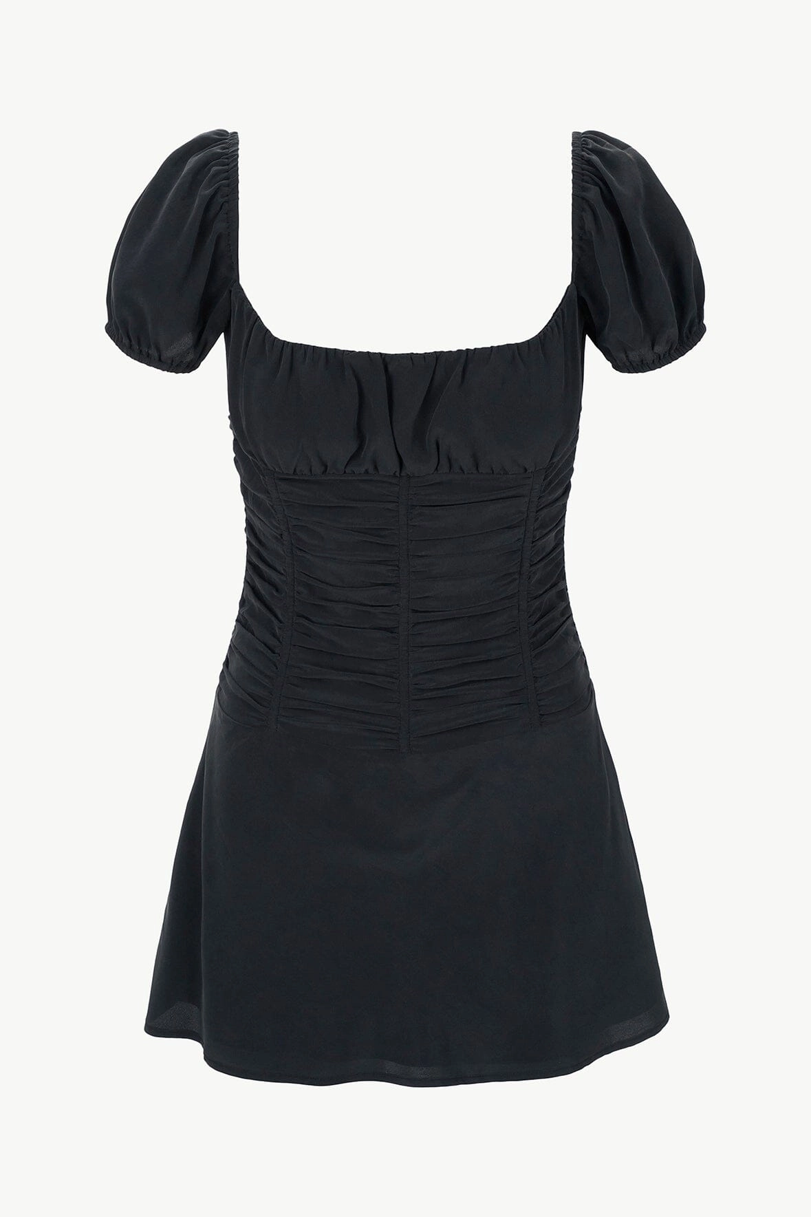 ELBA MINI SILK DRESS | BLACK