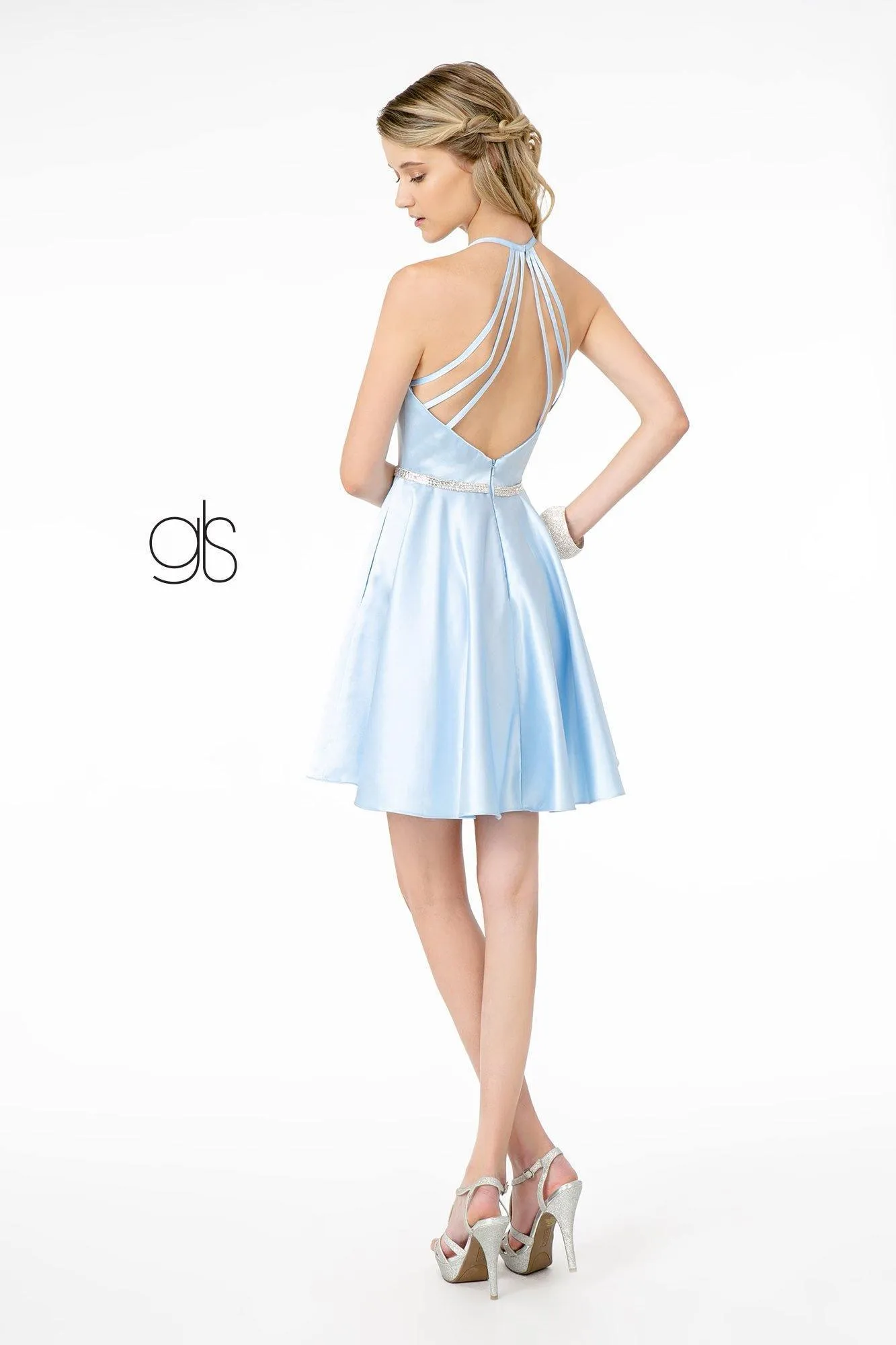 Formal Satin Short Dress Cocktail Sale