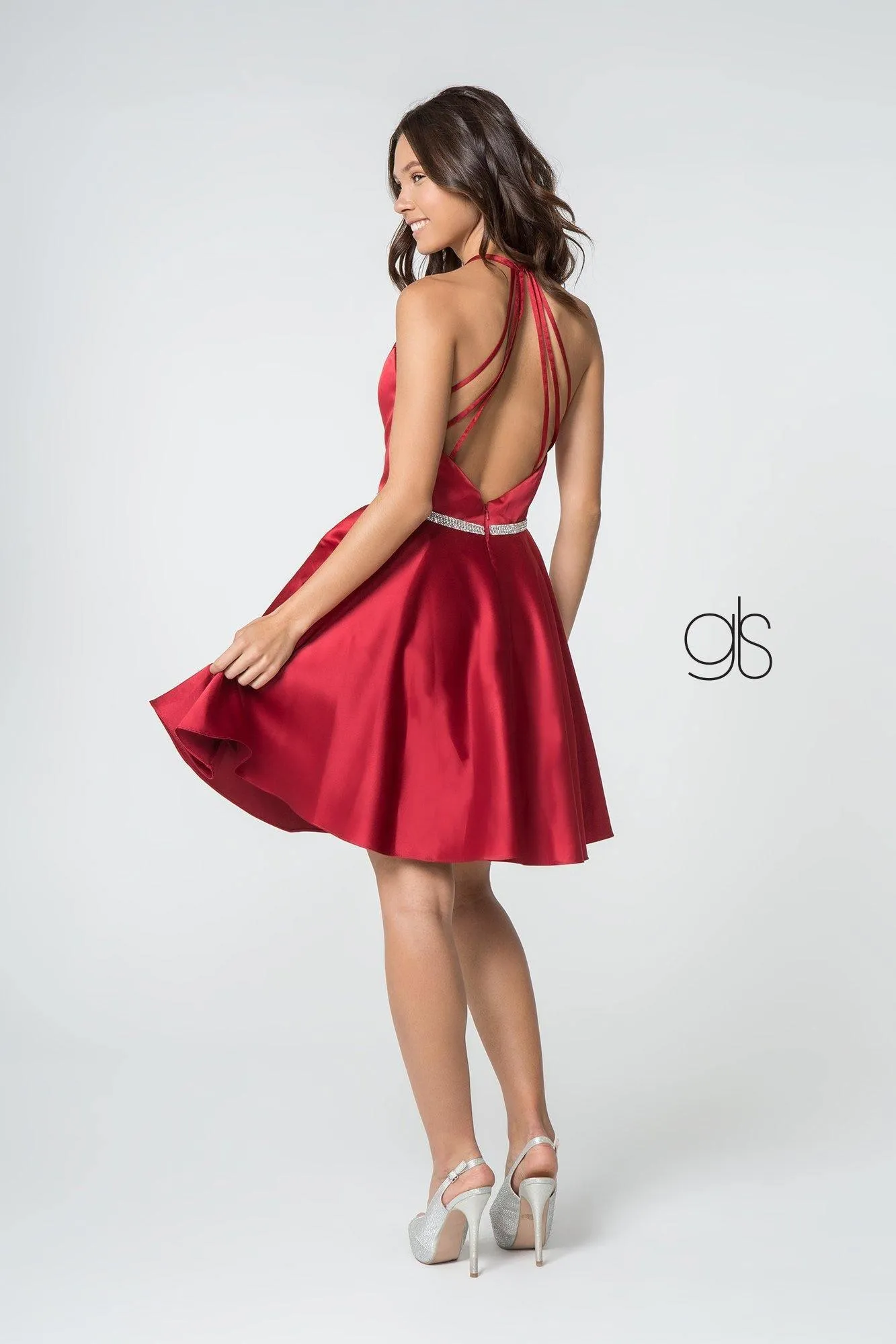 Formal Satin Short Dress Cocktail Sale