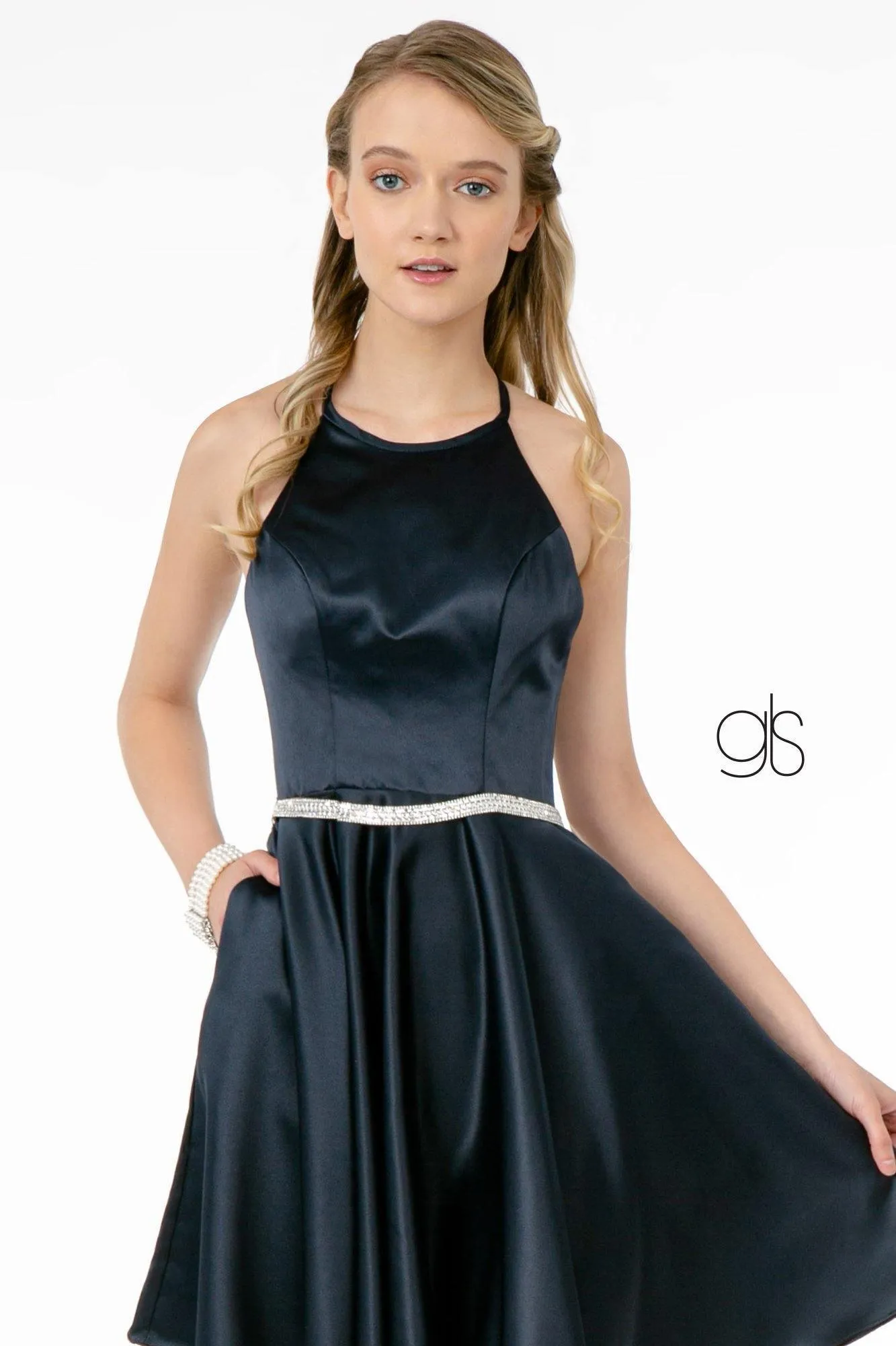 Formal Satin Short Dress Cocktail Sale