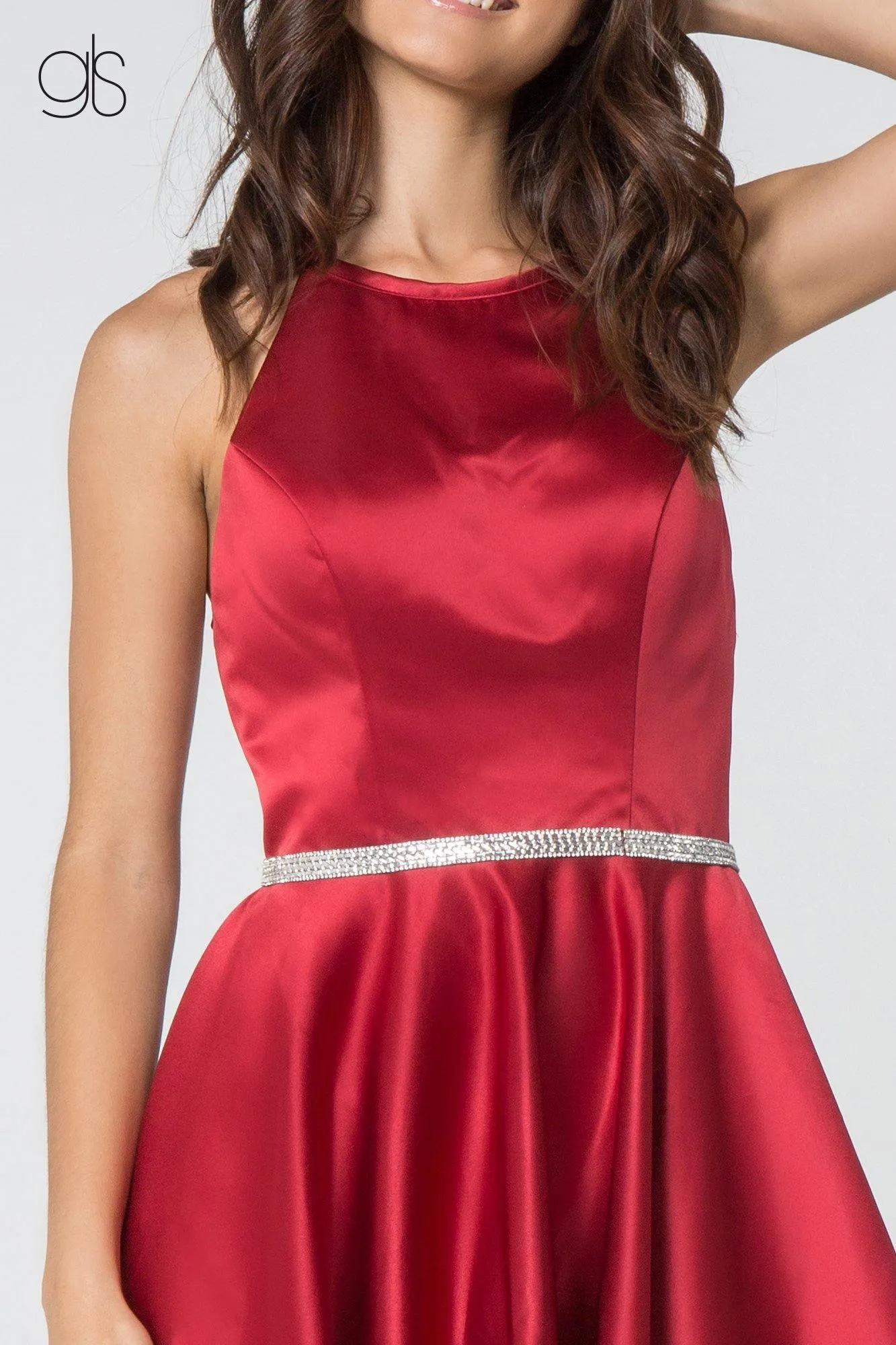 Formal Satin Short Dress Cocktail Sale