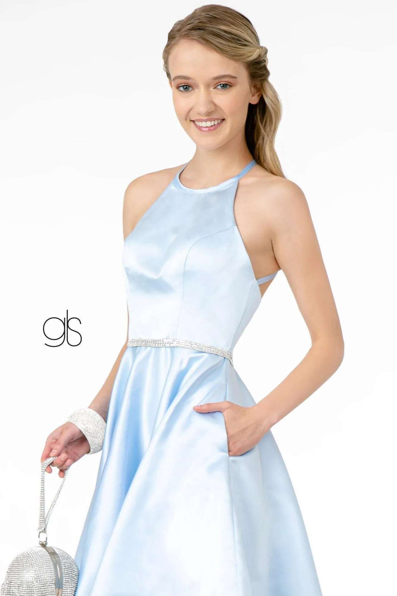 Formal Satin Short Dress Cocktail Sale