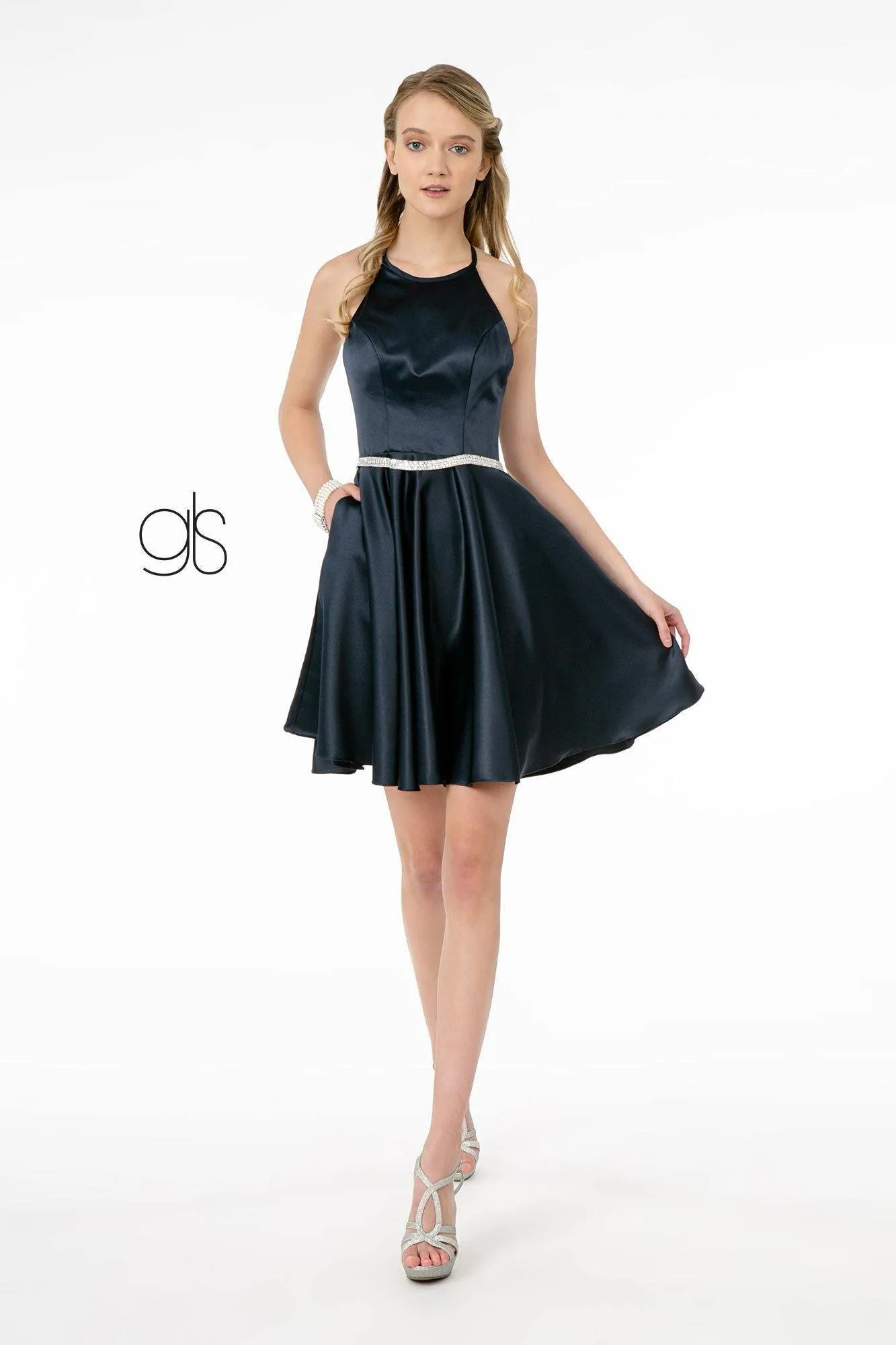 Formal Satin Short Dress Cocktail Sale