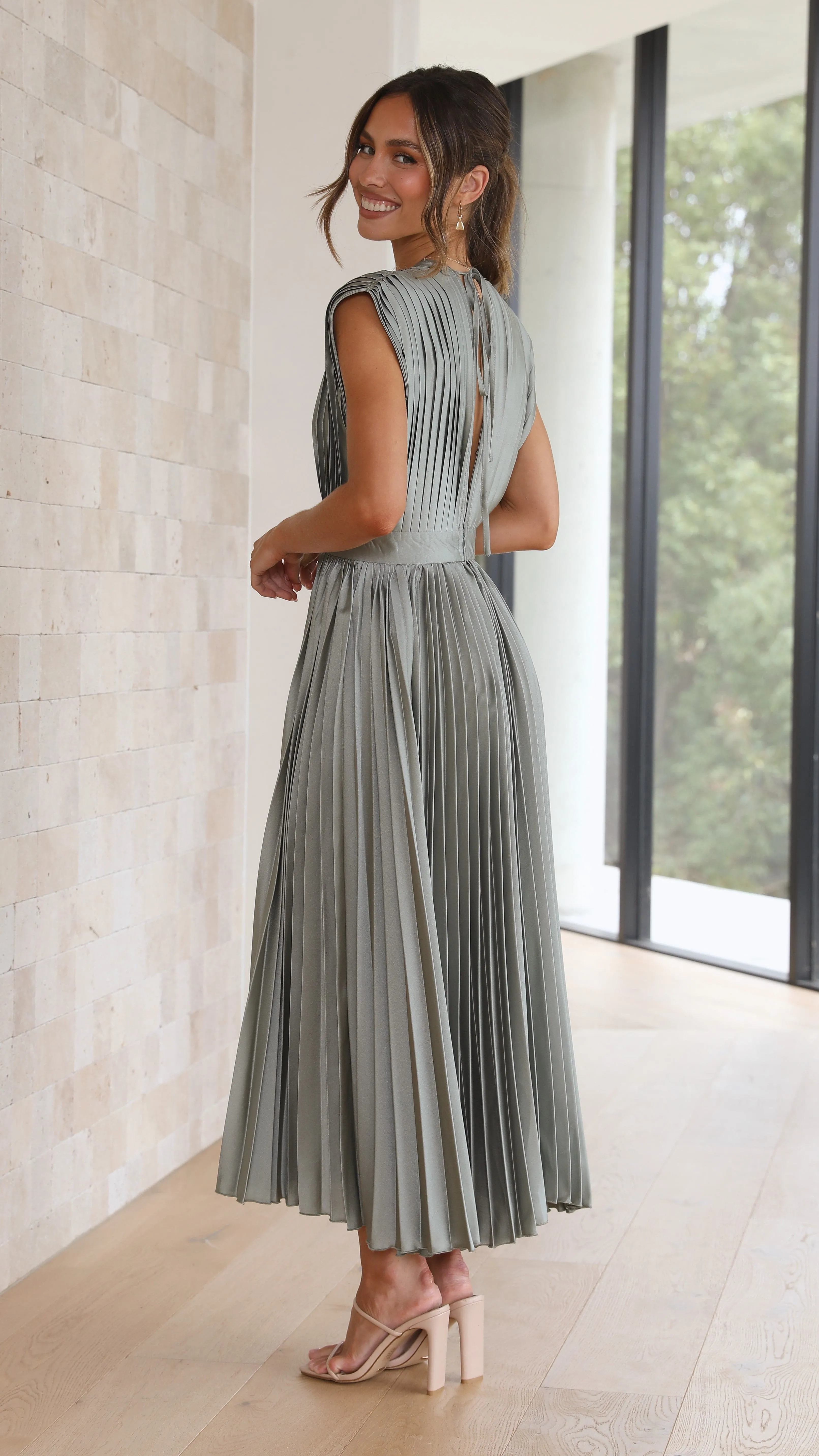 Gina Maxi Dress - Olive
