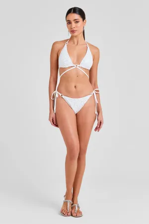 Imogen White Bikini Bottom