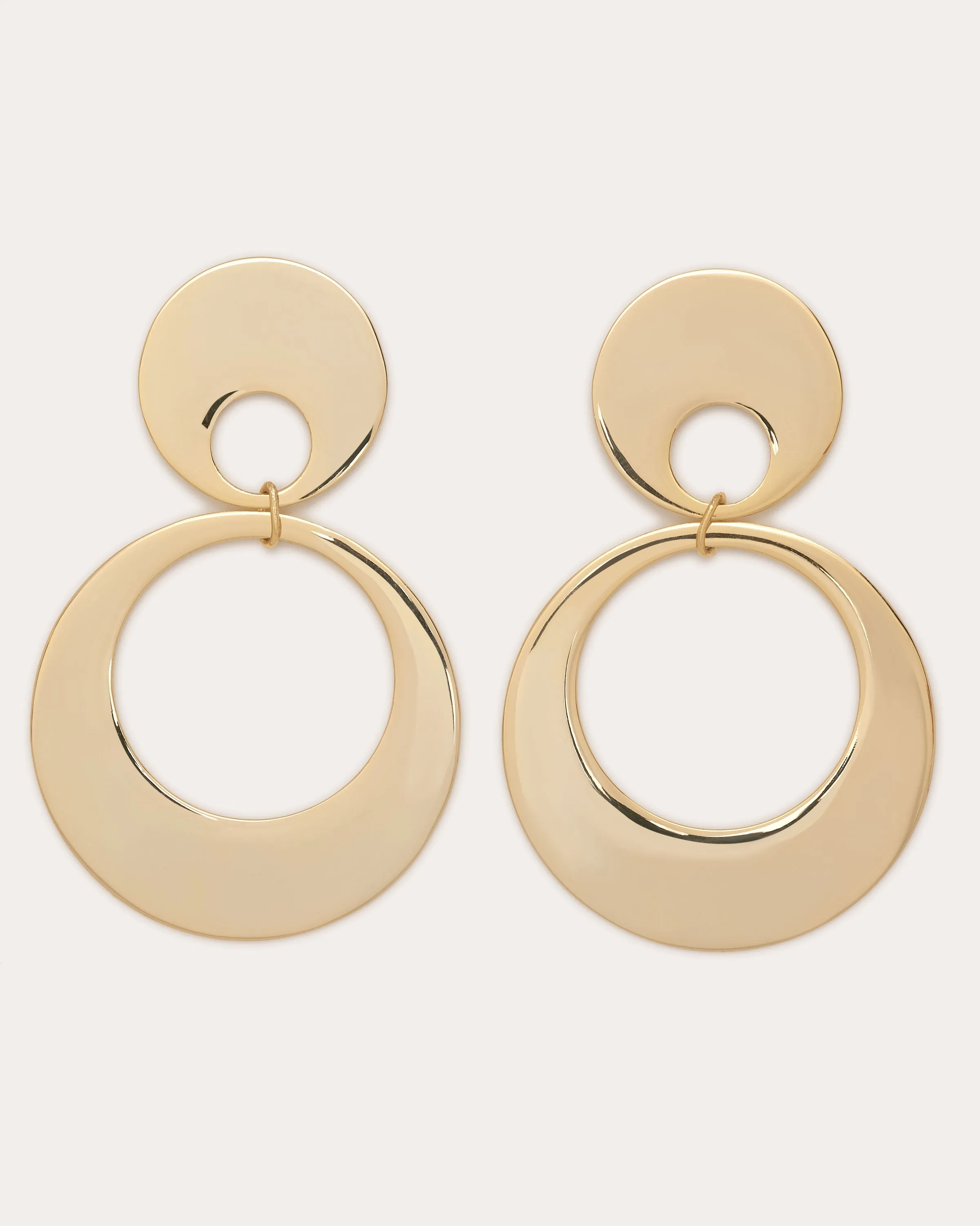 Ira Stacked Circular Earrings