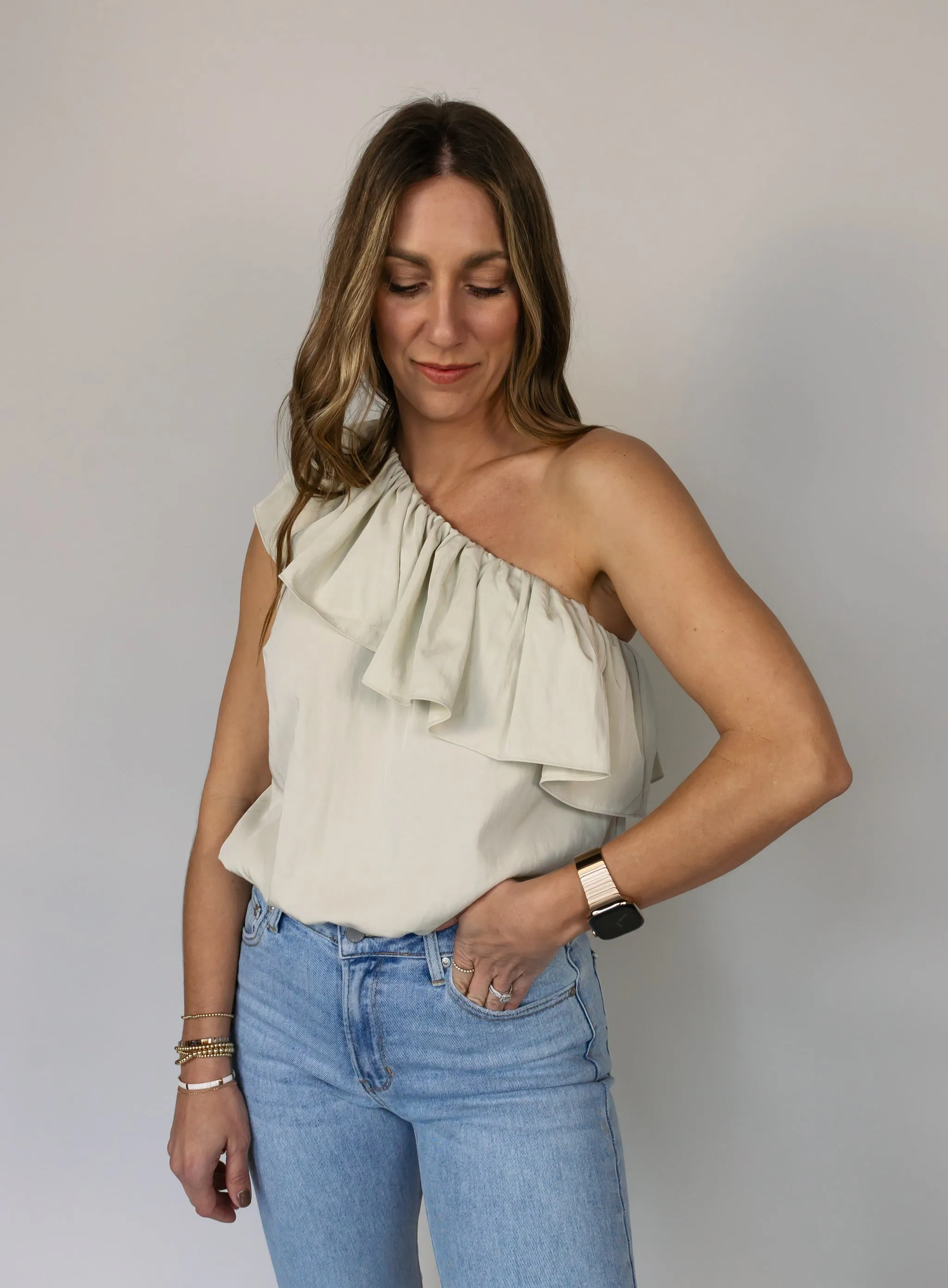 Kylie One Shoulder Top - Final Sale