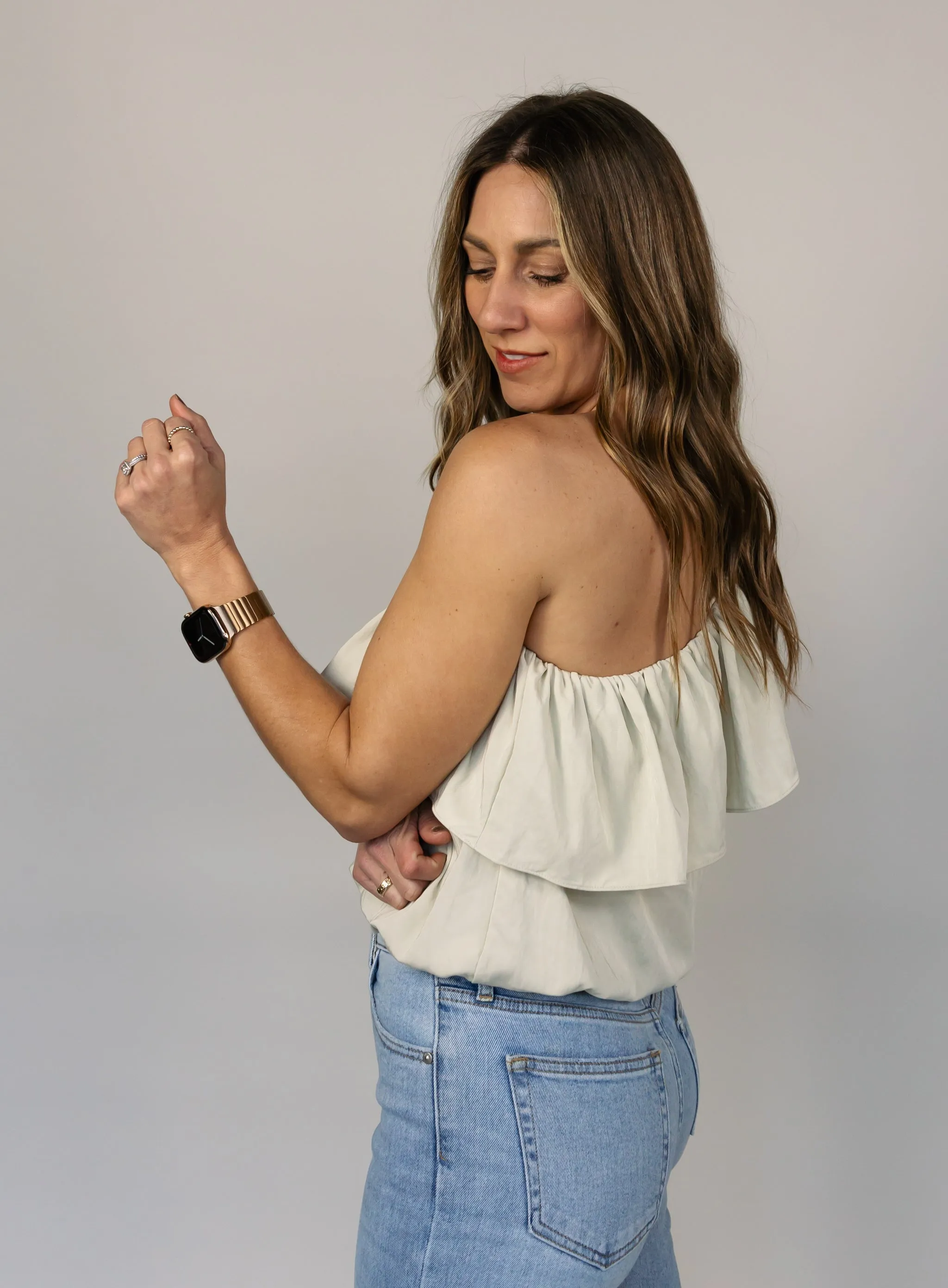 Kylie One Shoulder Top - Final Sale