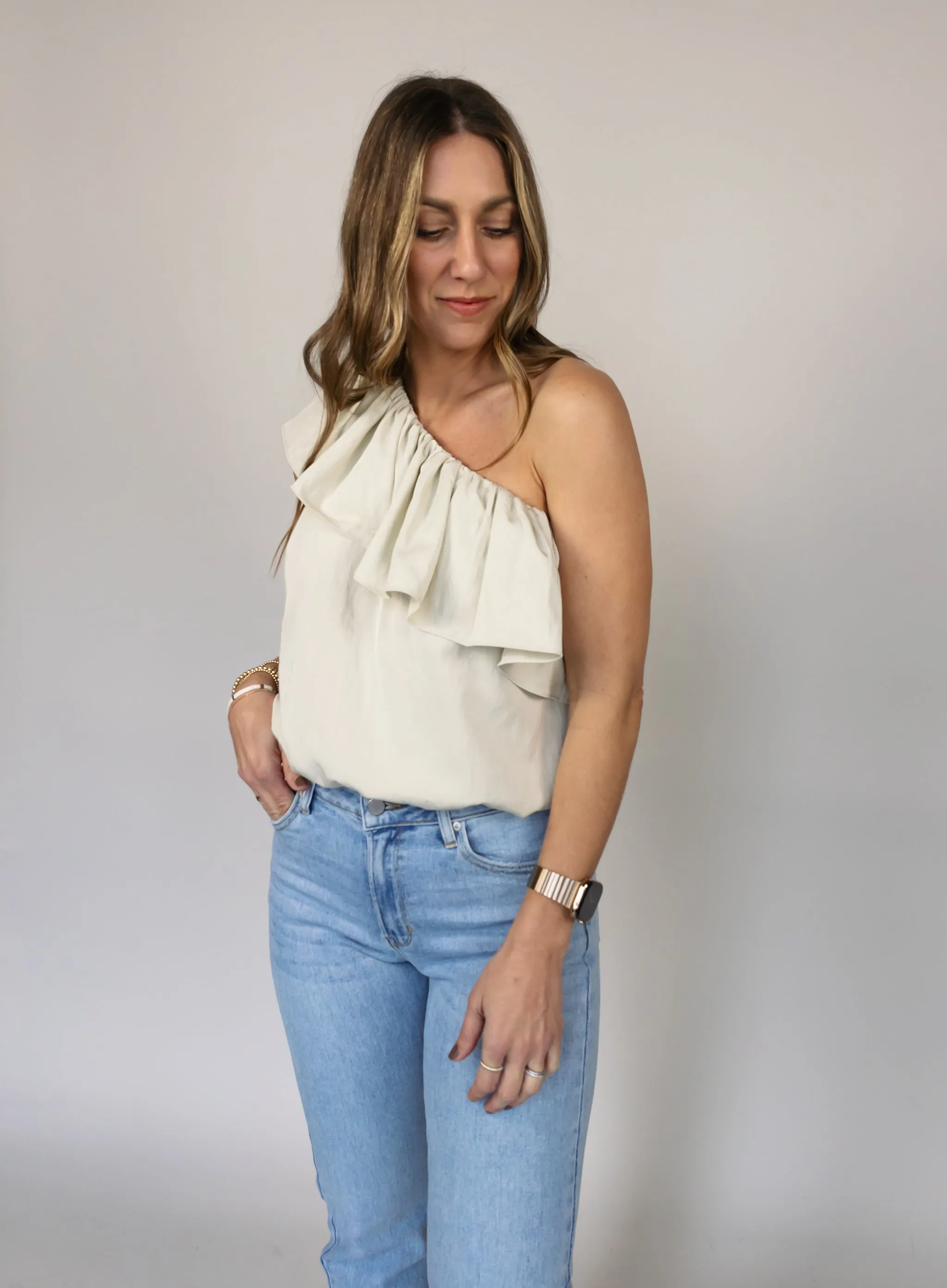 Kylie One Shoulder Top - Final Sale