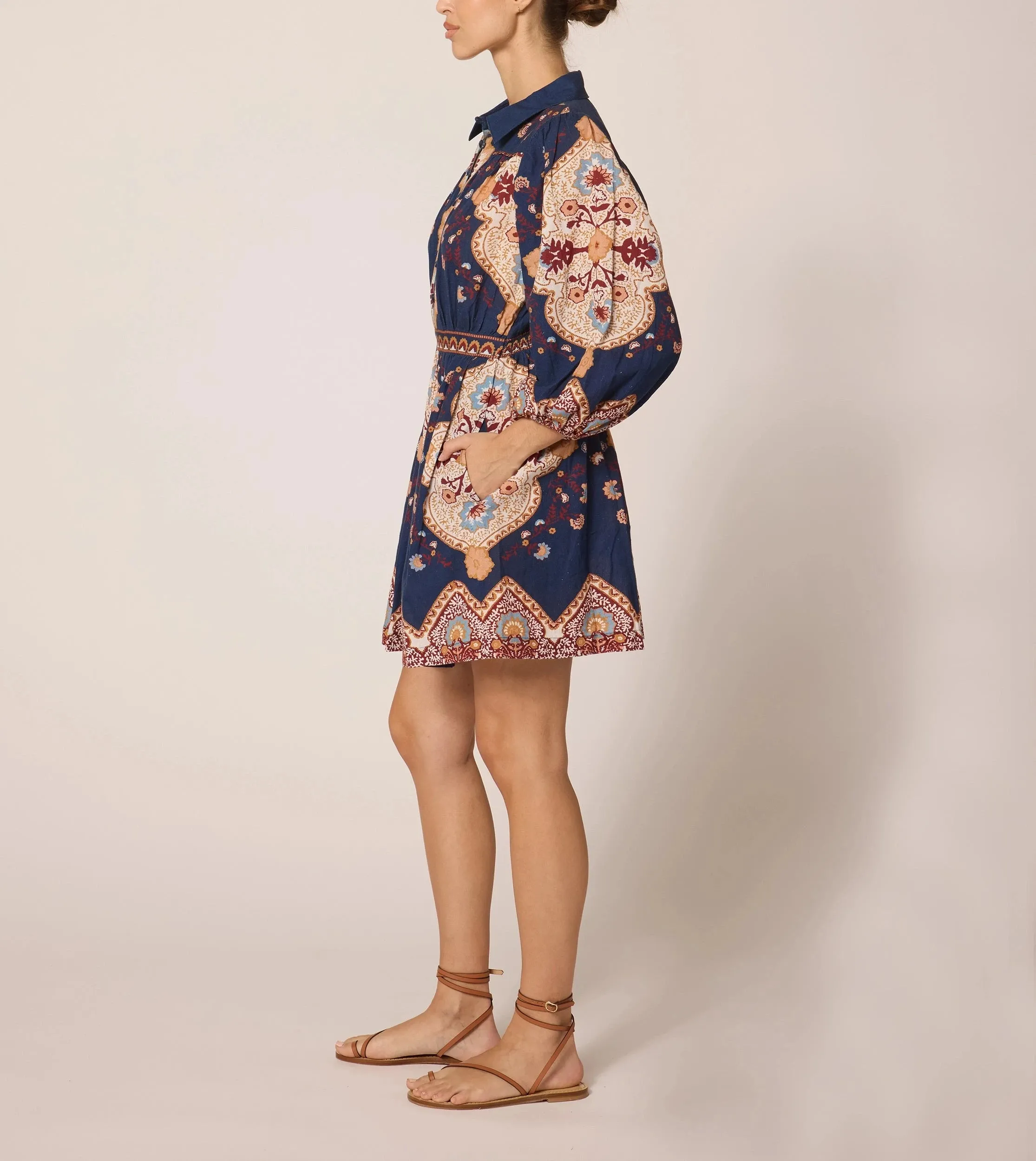 Leigh Mini Dress | Navy Lagos