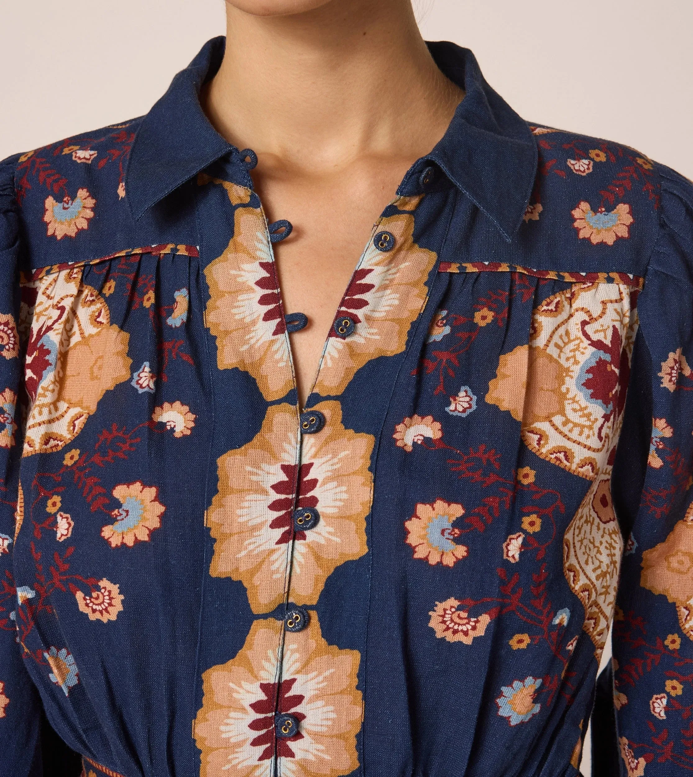 Leigh Mini Dress | Navy Lagos