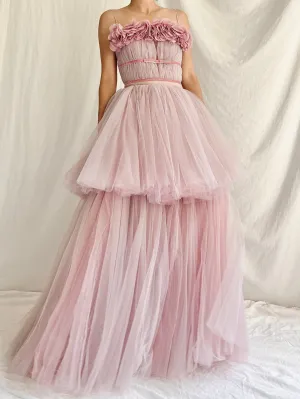 Lilac Tulle Layered Dress - 0/2