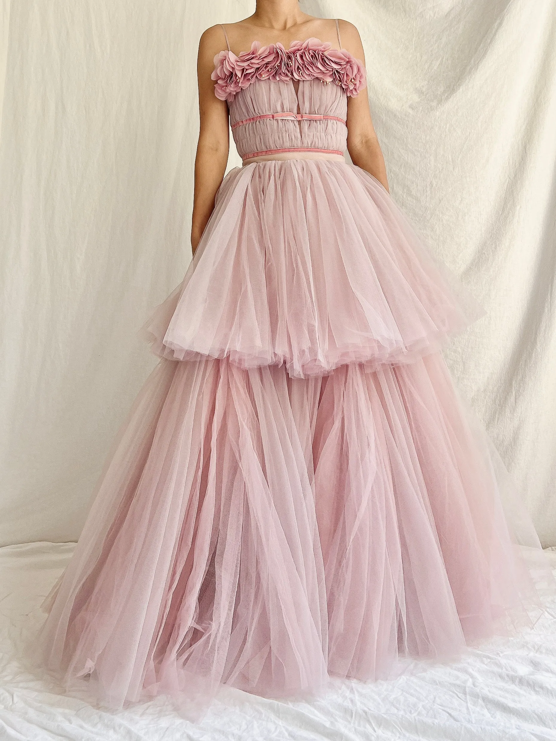 Lilac Tulle Layered Dress - 0/2