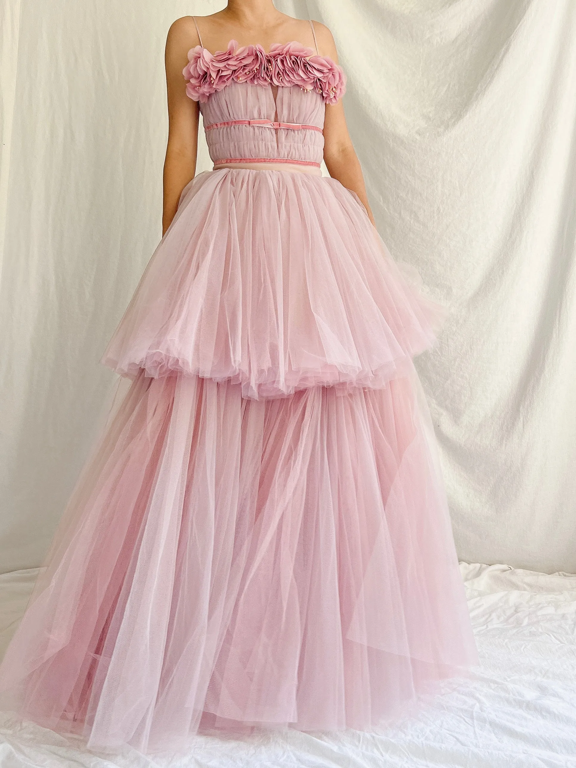 Lilac Tulle Layered Dress - 0/2