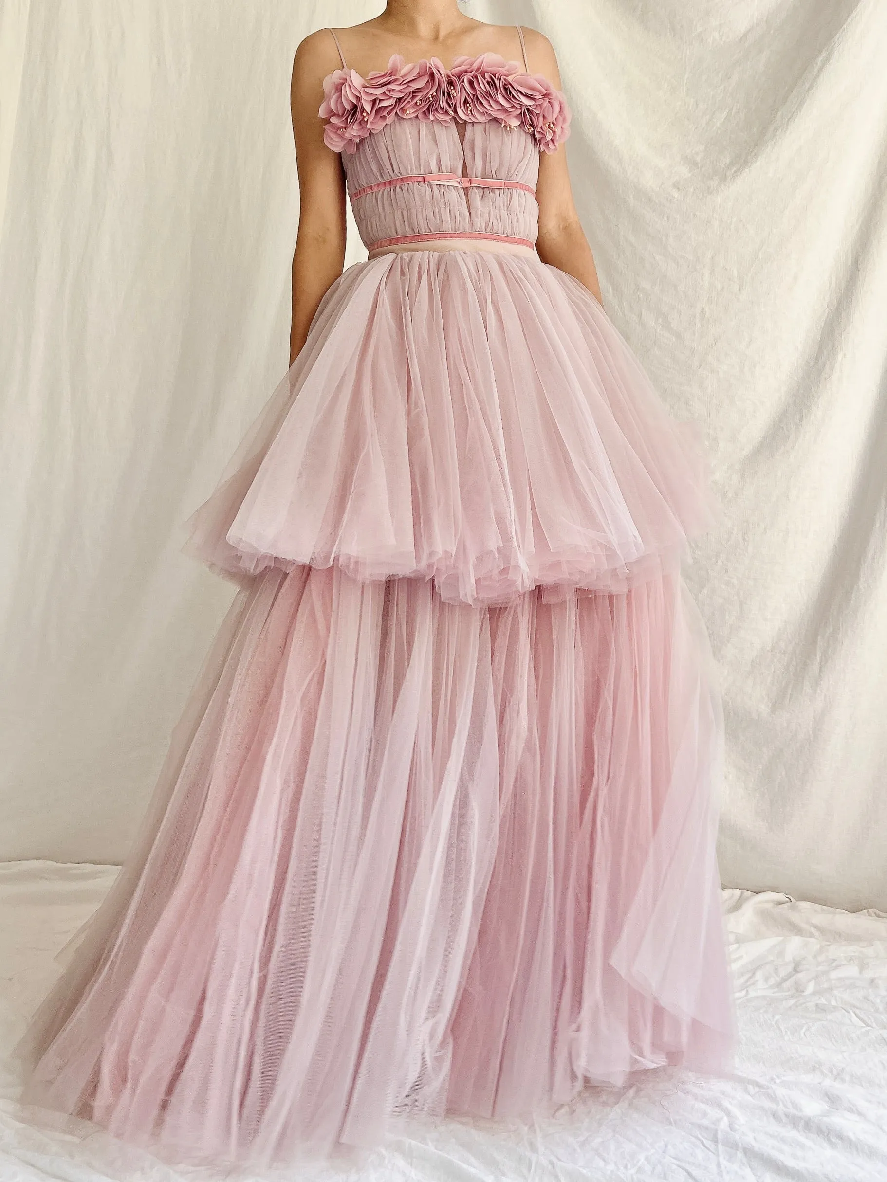 Lilac Tulle Layered Dress - 0/2