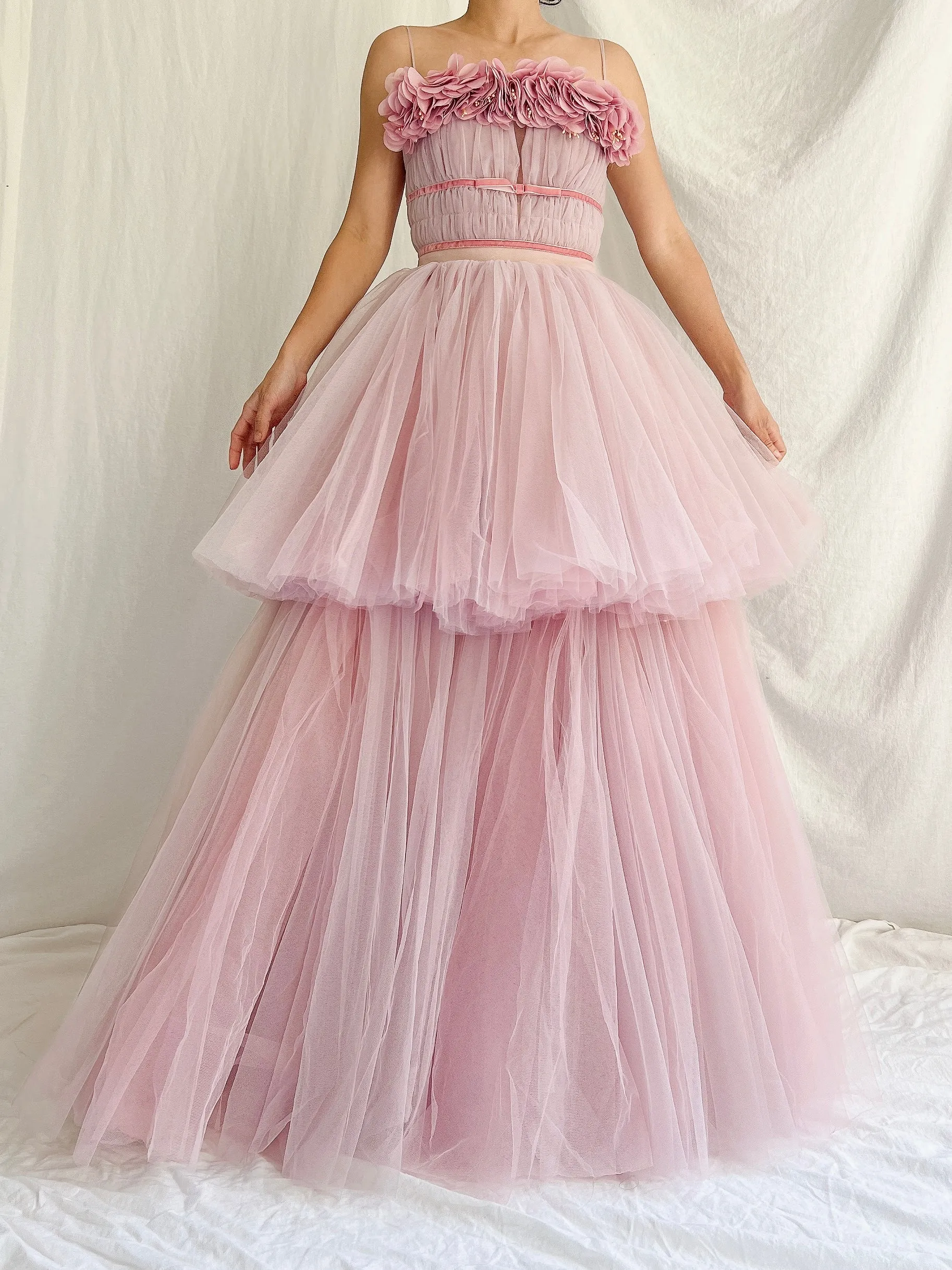 Lilac Tulle Layered Dress - 0/2