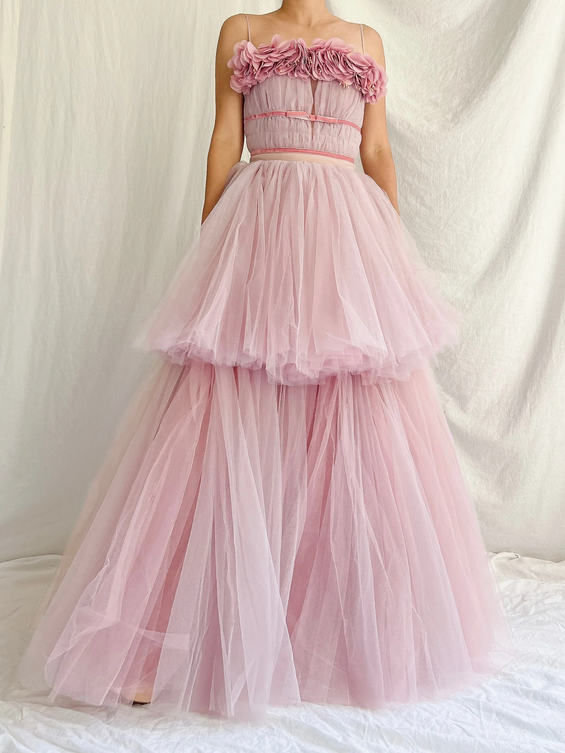 Lilac Tulle Layered Dress - 0/2