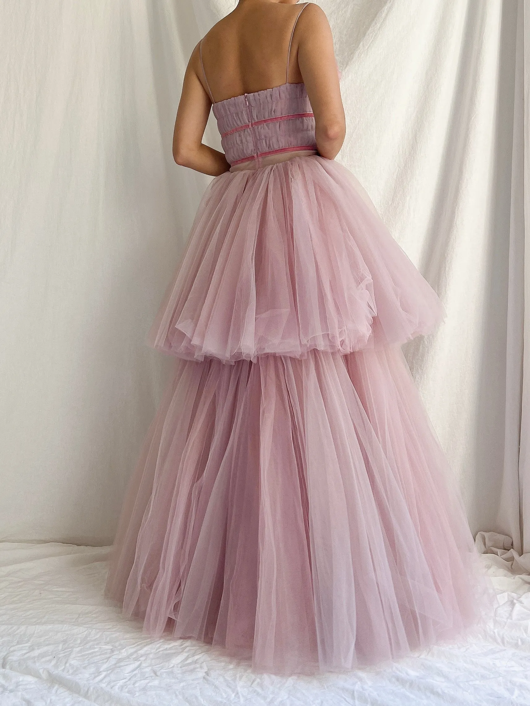 Lilac Tulle Layered Dress - 0/2