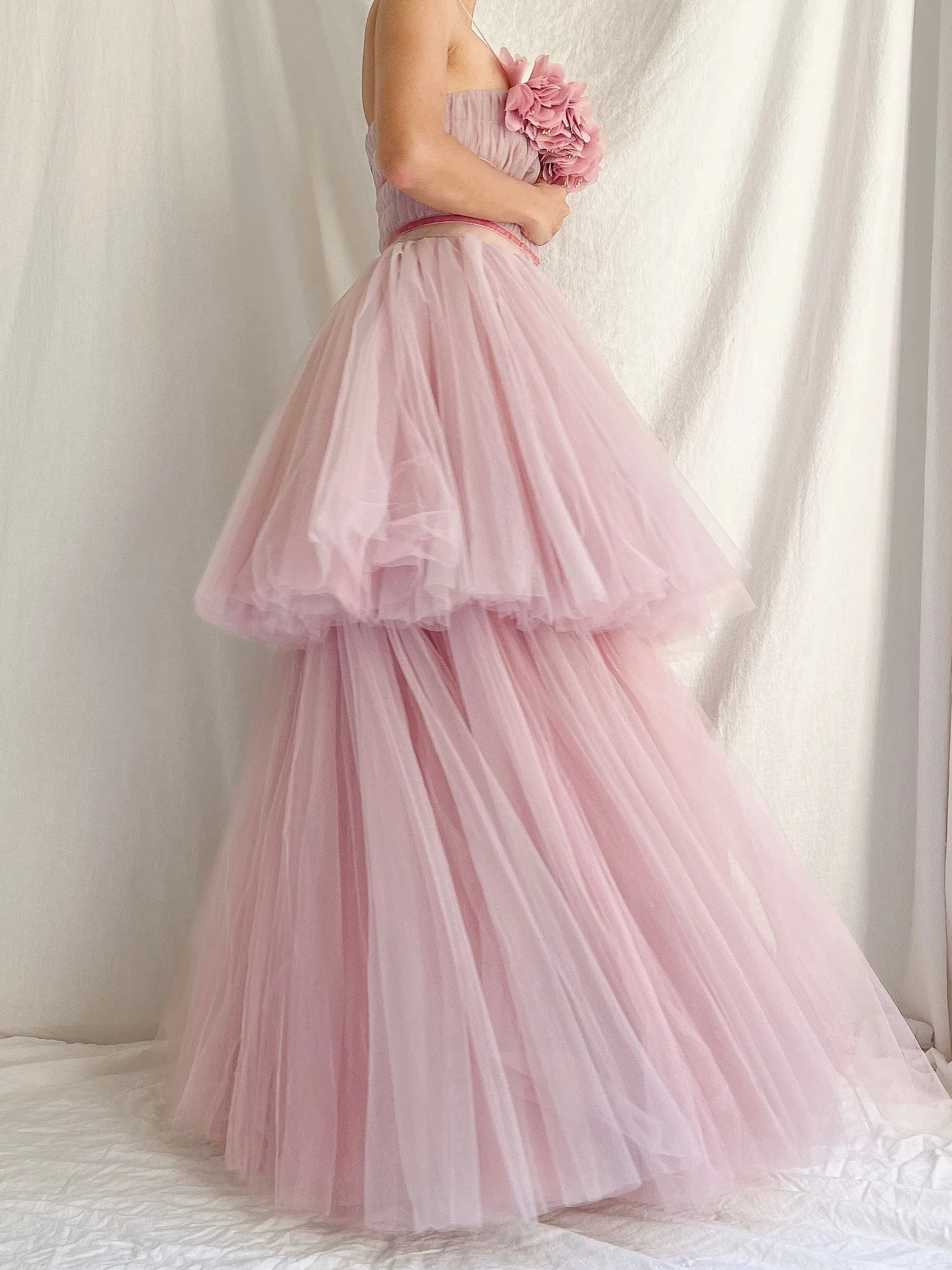 Lilac Tulle Layered Dress - 0/2