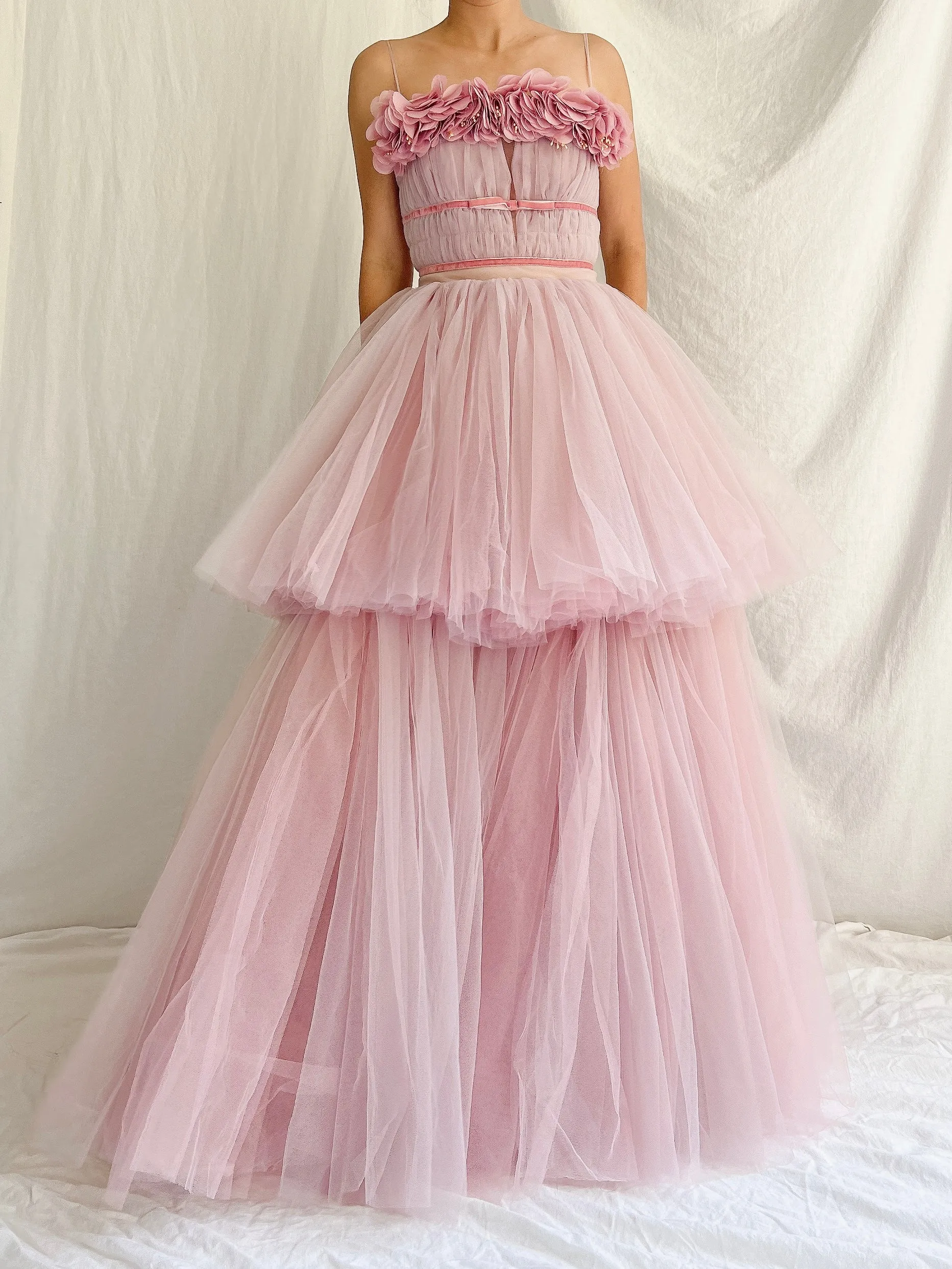 Lilac Tulle Layered Dress - 0/2