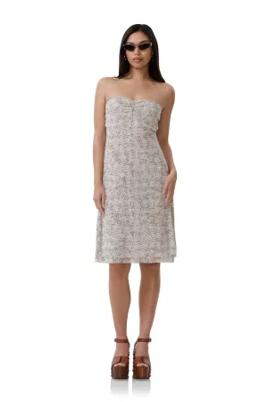 Lucile Dress - Lace Plaid