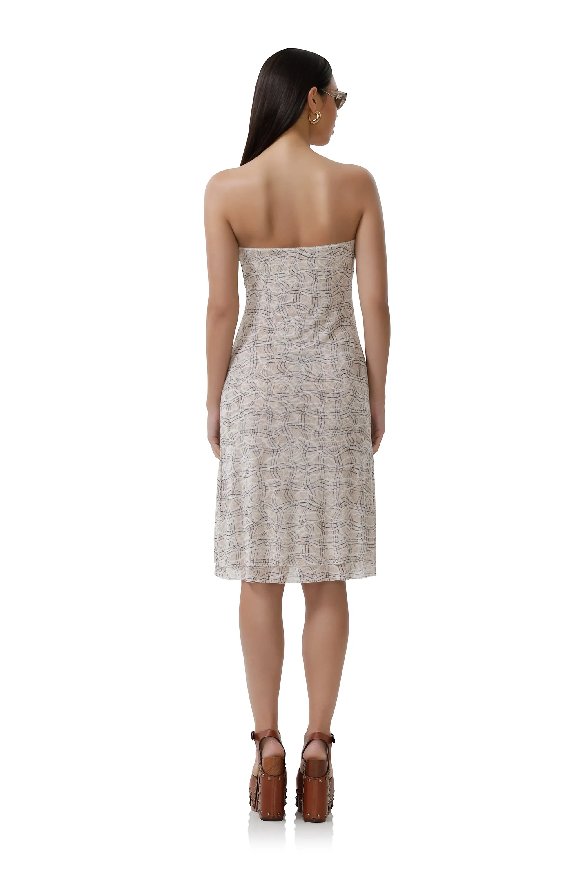 Lucile Dress - Lace Plaid