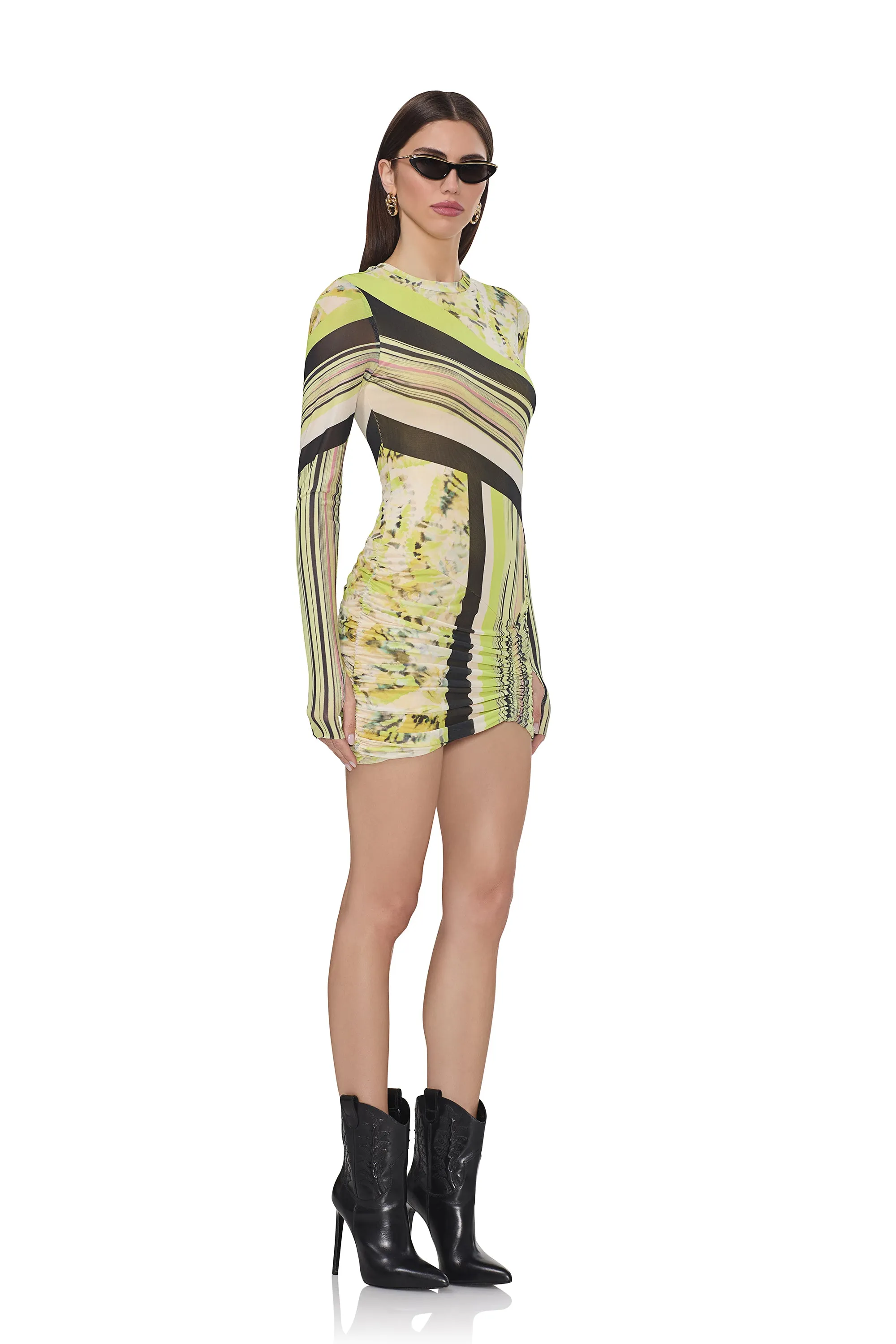 Mirza Dress - Wing Stripe