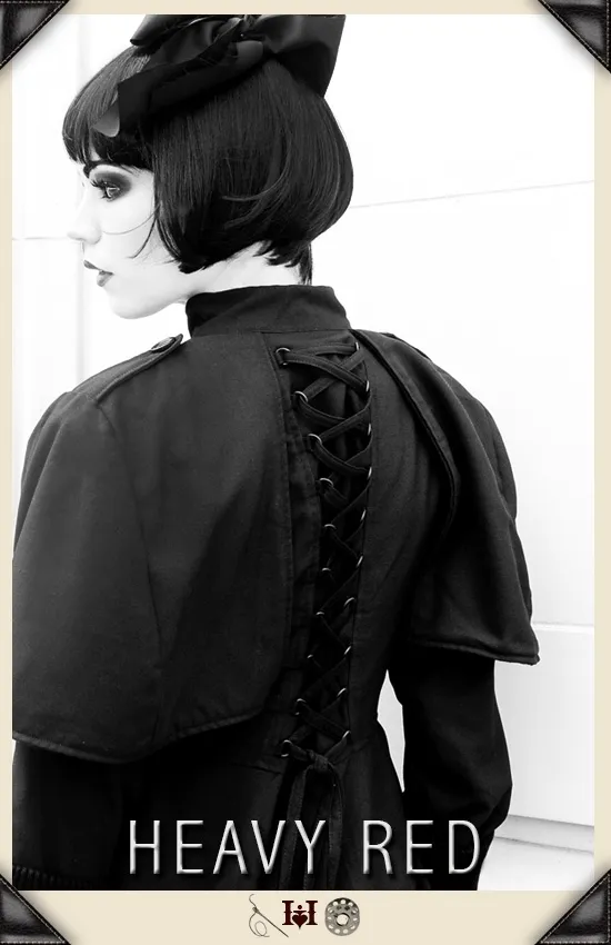 Ophelia Darkly Caped Coat