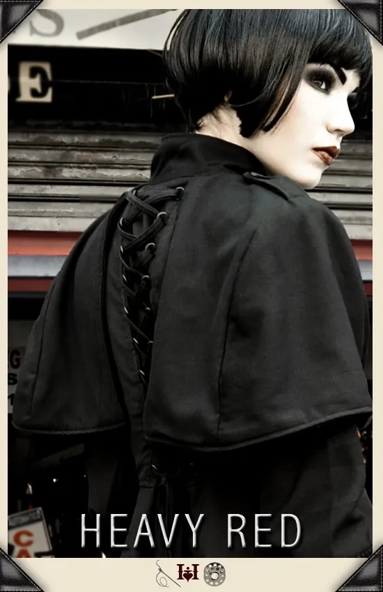 Ophelia Darkly Caped Coat
